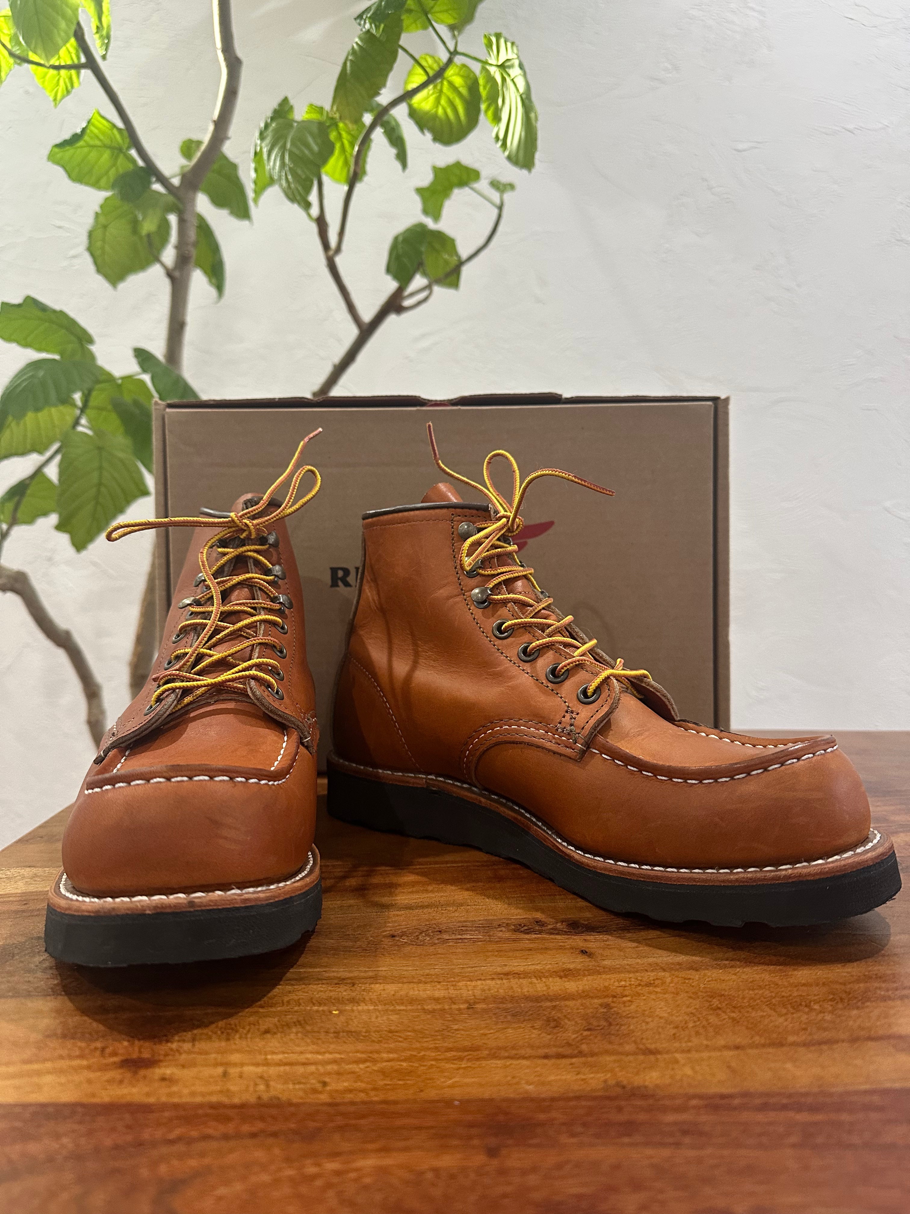 Red Wing (レッドウィング) 278 6" Classic Moc (Steve McQueen Limited Edition) オロ (Oro) オロ・レガシー (Oro Legacy) ブラック・トラクション・トレッド (Black Traction Tred) used boots - fr_1 view