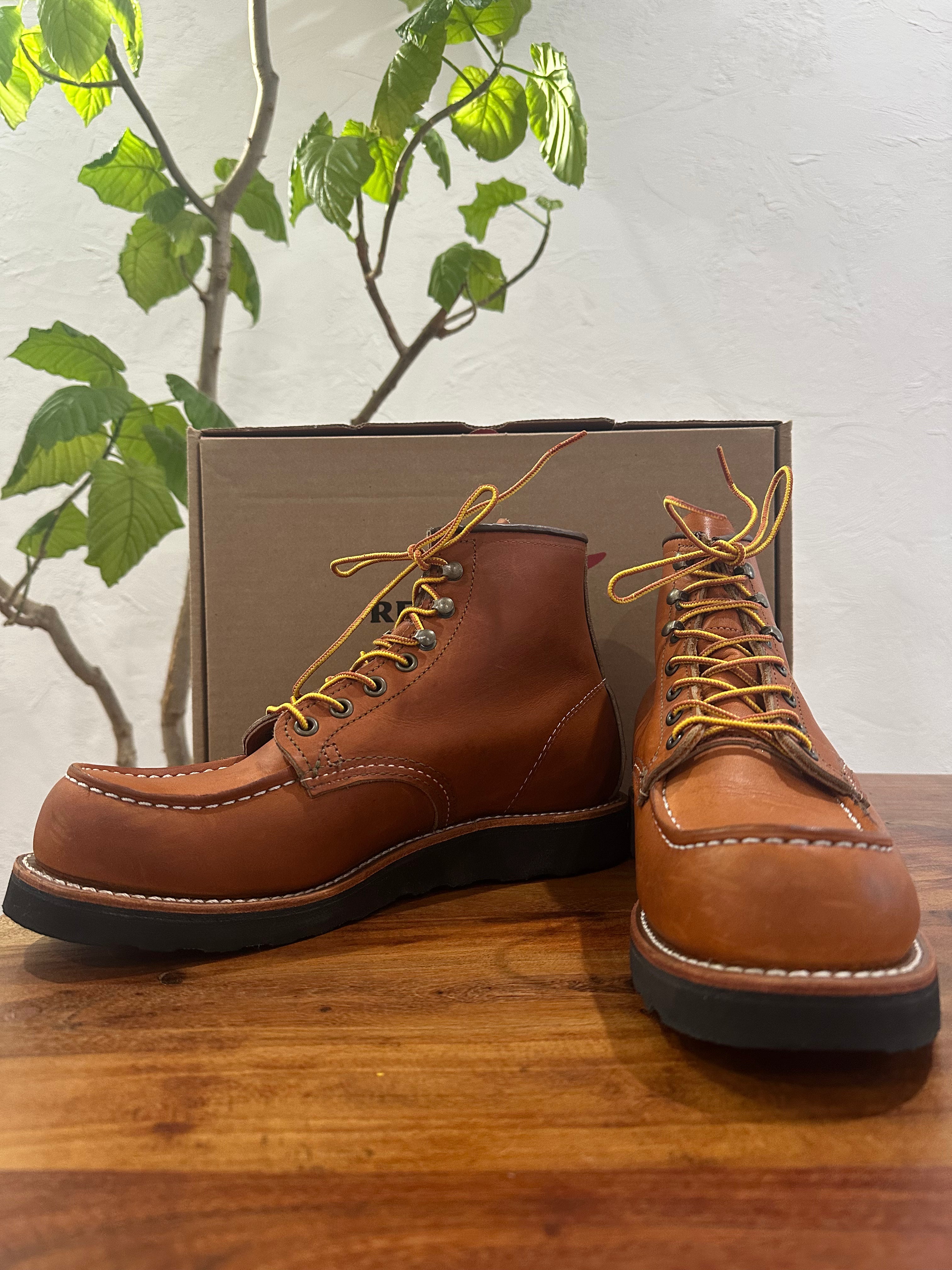 Red Wing (レッドウィング) 278 6" Classic Moc (Steve McQueen Limited Edition) オロ (Oro) オロ・レガシー (Oro Legacy) ブラック・トラクション・トレッド (Black Traction Tred) used boots - fr_2 view