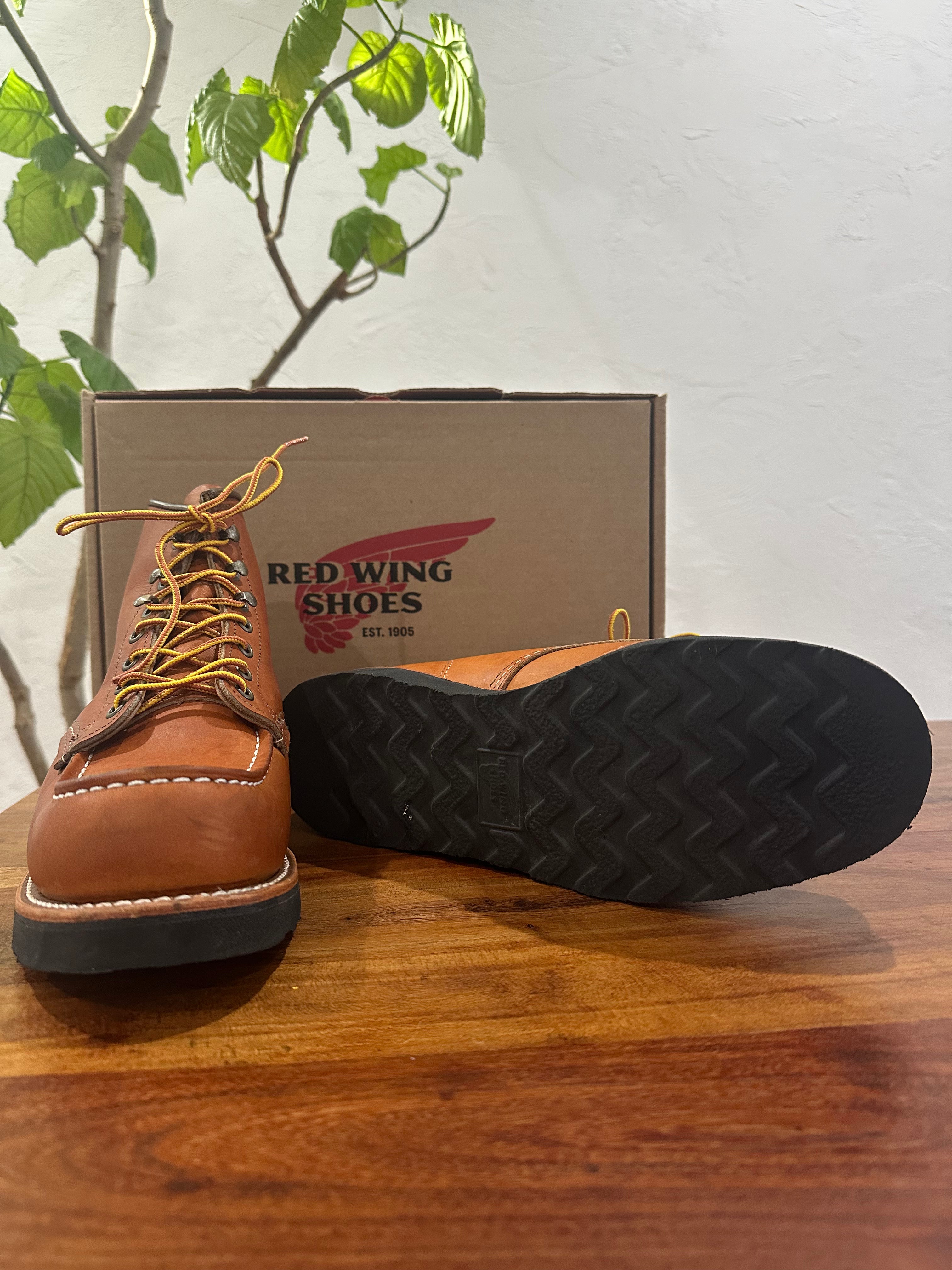 Red Wing (レッドウィング) 278 6" Classic Moc (Steve McQueen Limited Edition) オロ (Oro) オロ・レガシー (Oro Legacy) ブラック・トラクション・トレッド (Black Traction Tred) used boots - fr_4 view