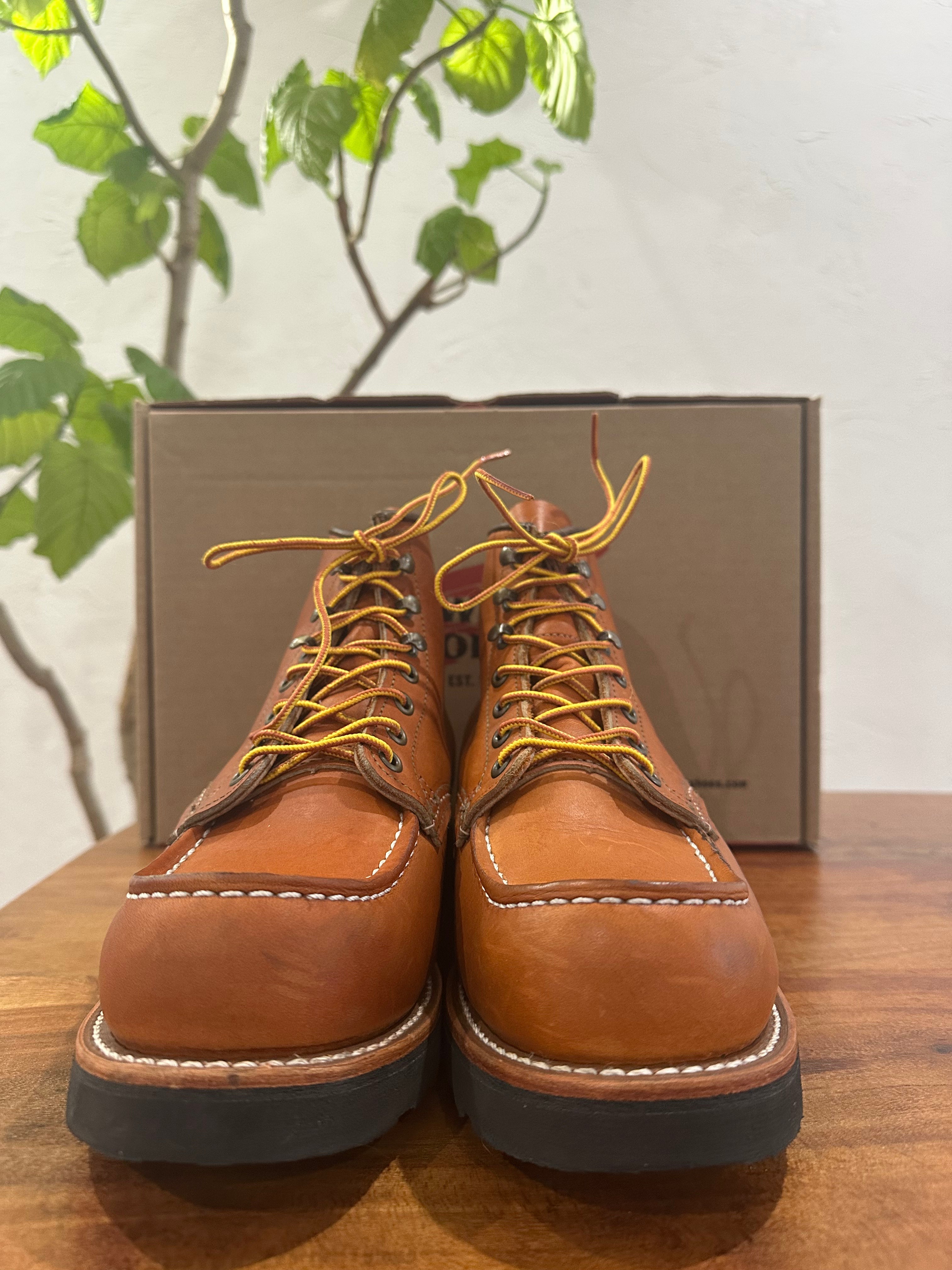 Red Wing (レッドウィング) 278 6" Classic Moc (Steve McQueen Limited Edition) オロ (Oro) オロ・レガシー (Oro Legacy) ブラック・トラクション・トレッド (Black Traction Tred) used boots - toe_1 view