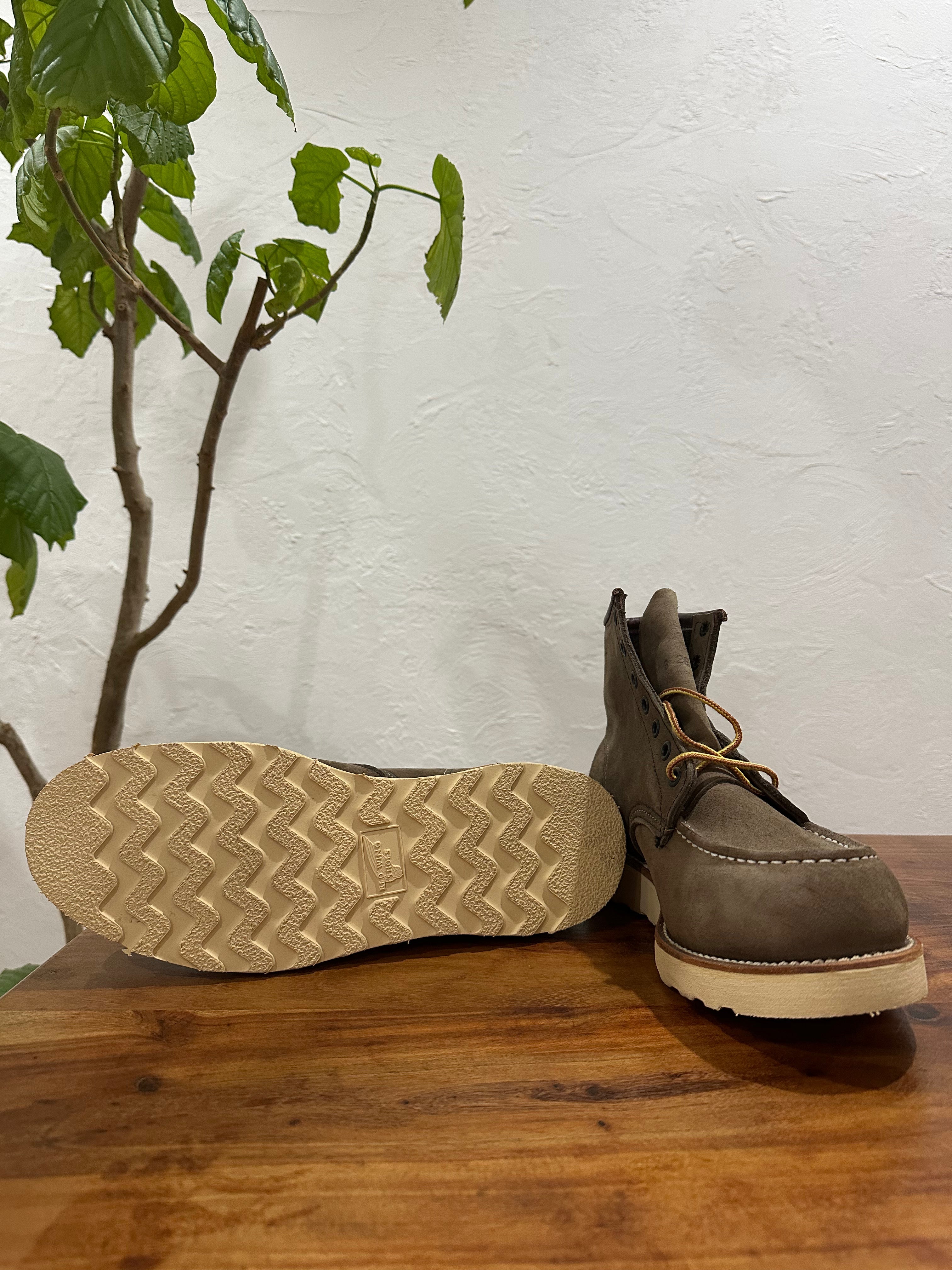 Red Wing (レッドウィング) 2877 Classic Moc 6-Inch ヌバック (Nubuck) ヌバック・レザー (Nubuck Leather) トラクショントレッド・ソール (Traction Tred Sole) used boots - fr_3 view