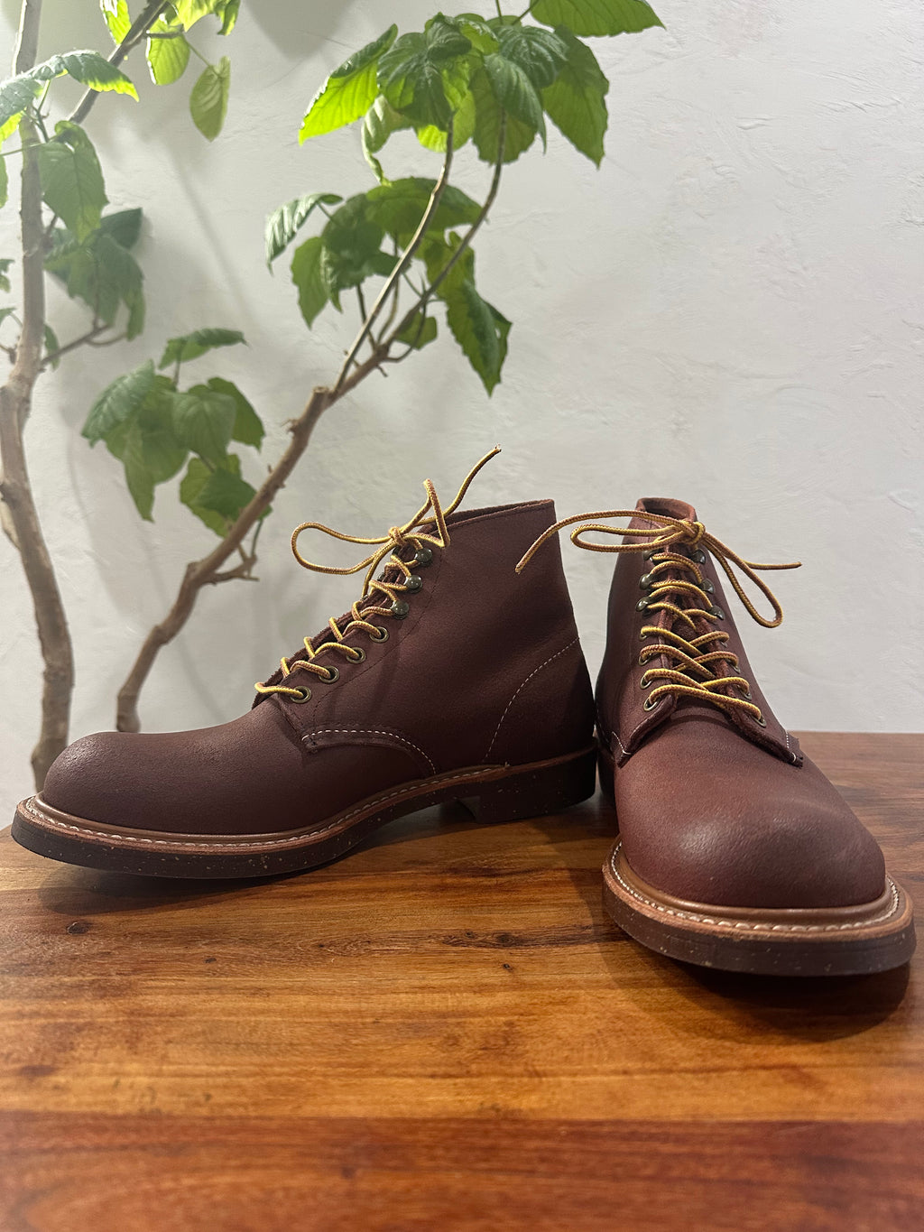 Red Wing (レッドウィング) 8016 Blacksmith (Bordeaux "Spitfire") ボルドー (Bordeaux) ボルドー・スピットファイヤー (Bordeaux "Spitfire") コルクソール (Cork Sole) used boots - fr_2 view