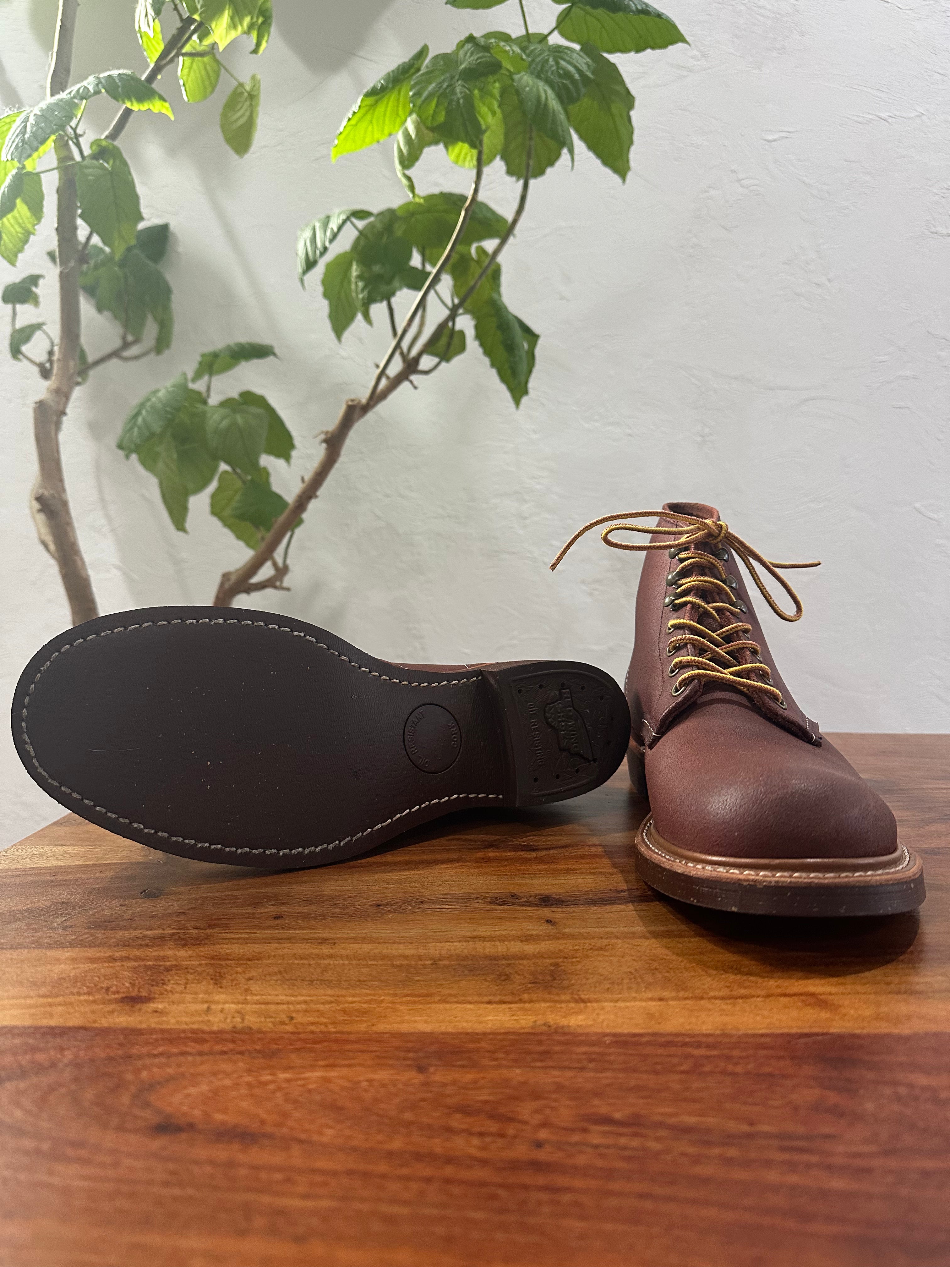 Red Wing (レッドウィング) 8016 Blacksmith (Bordeaux "Spitfire") ボルドー (Bordeaux) ボルドー・スピットファイヤー (Bordeaux "Spitfire") コルクソール (Cork Sole) used boots - fr_3 view