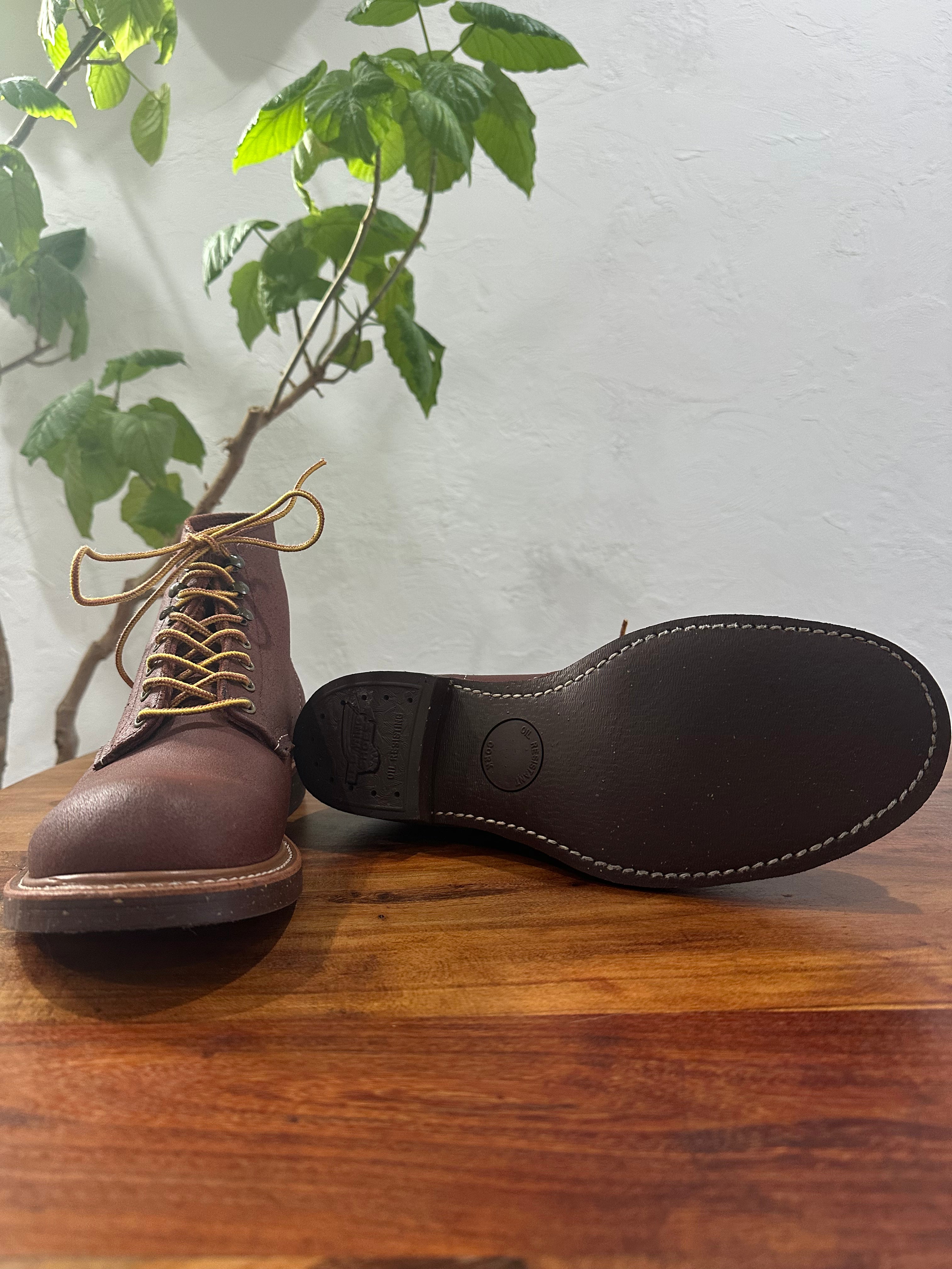 Red Wing (レッドウィング) 8016 Blacksmith (Bordeaux "Spitfire") ボルドー (Bordeaux) ボルドー・スピットファイヤー (Bordeaux "Spitfire") コルクソール (Cork Sole) used boots - fr_4 view