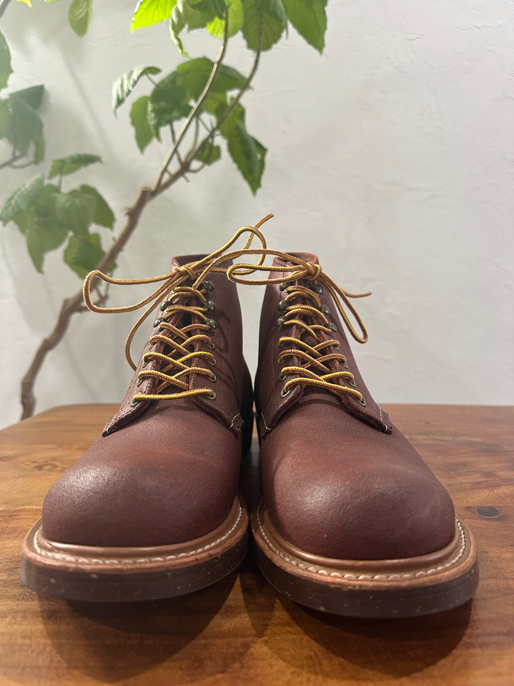 Red Wing (レッドウィング) 8016 Blacksmith (Bordeaux "Spitfire") ボルドー (Bordeaux) ボルドー・スピットファイヤー (Bordeaux "Spitfire") コルクソール (Cork Sole) used boots - toe_1 view