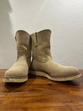 Red Wing (レッドウィング) 8168 9-inch Pecos ホーソーン (Hawthorne) ホーソーン・アビリーン・ラフアウト (Hawthorne Abilene Roughout) トラクショントレッド・ソール (Traction Tred Sole) used boots - fr_1 view
