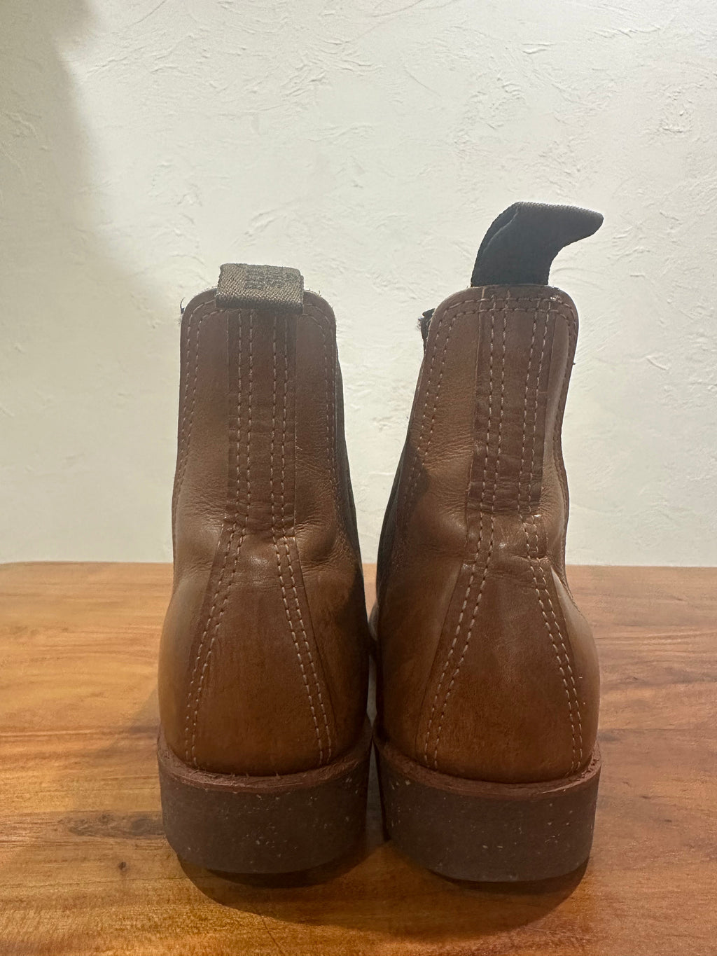 Red Wing (レッドウィング) 8201 Chelsea Rancher ブラウン (Brown) アンバー・ハーネス (Amber Harness) ビブラム・ミニラグ (Vibram Mini-lug) ブラック used boots - heal_1 view