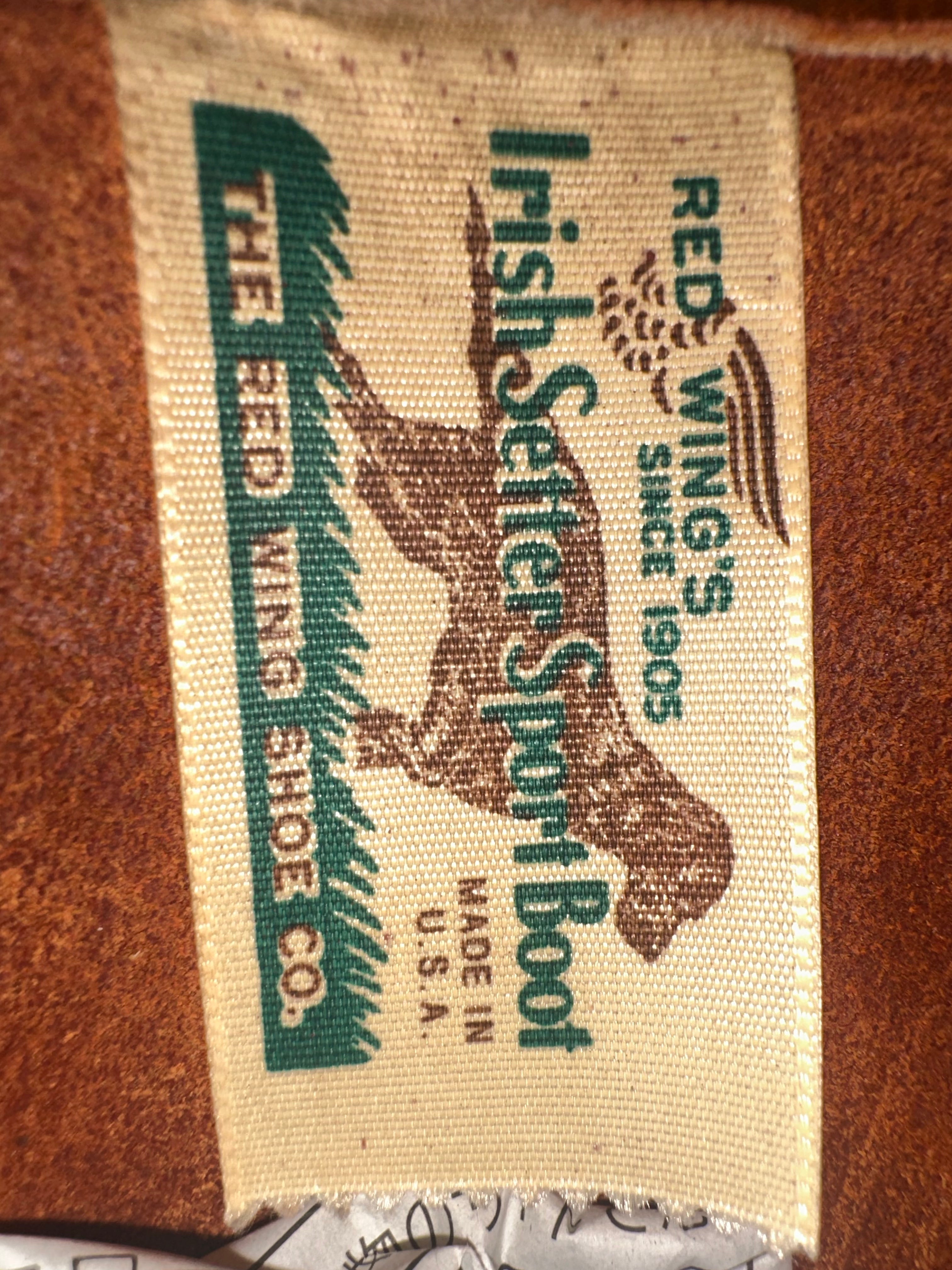 Red Wing (レッドウィング) 866 9-inch Pecos オロラセット (Oro-Russet) オロラセット (Oro-Russet) トラクショントレッド・ソール (Traction Tred Sole) used boots - tag_1 view