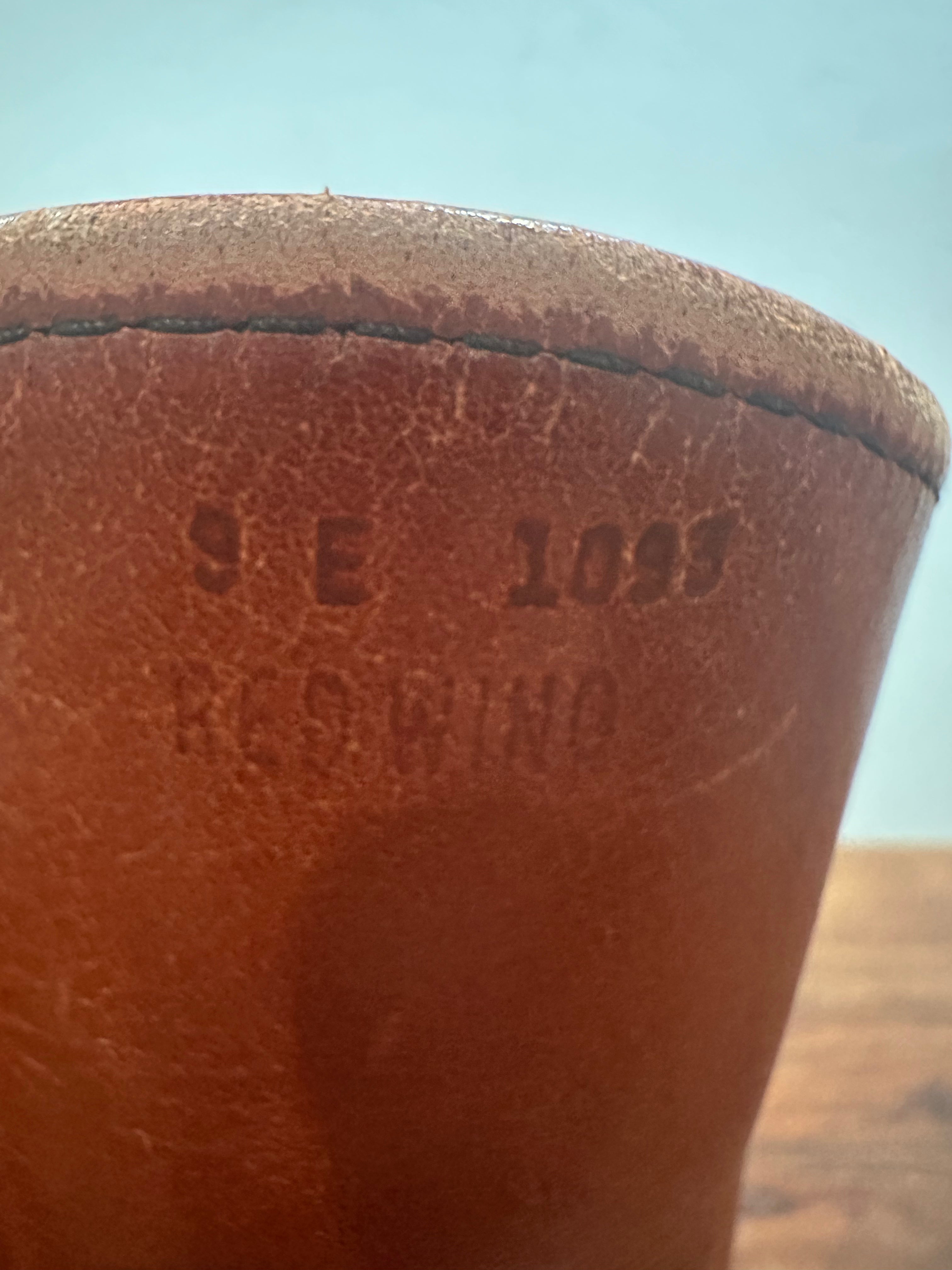 Red Wing (レッドウィング) 866 9-inch Pecos オロラセット (Oro-Russet) オロラセット (Oro-Russet) トラクショントレッド・ソール (Traction Tred Sole) used boots - tag_1 view