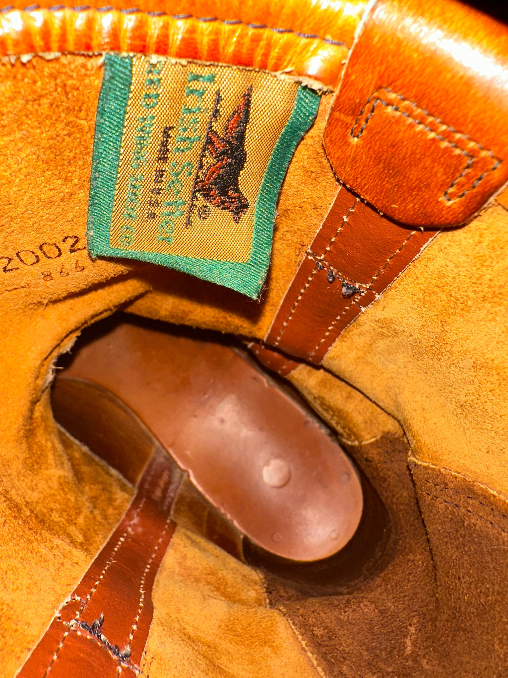 Red Wing (レッドウィング) 866-DogStamp 9" Pecos (Dog Embossed) オロイジナル (Oro-Iginal) オロイジナル (Oro-Iginal) トラクショントレッド・ソール (Traction Tred Sole) used boots - tag_3 view