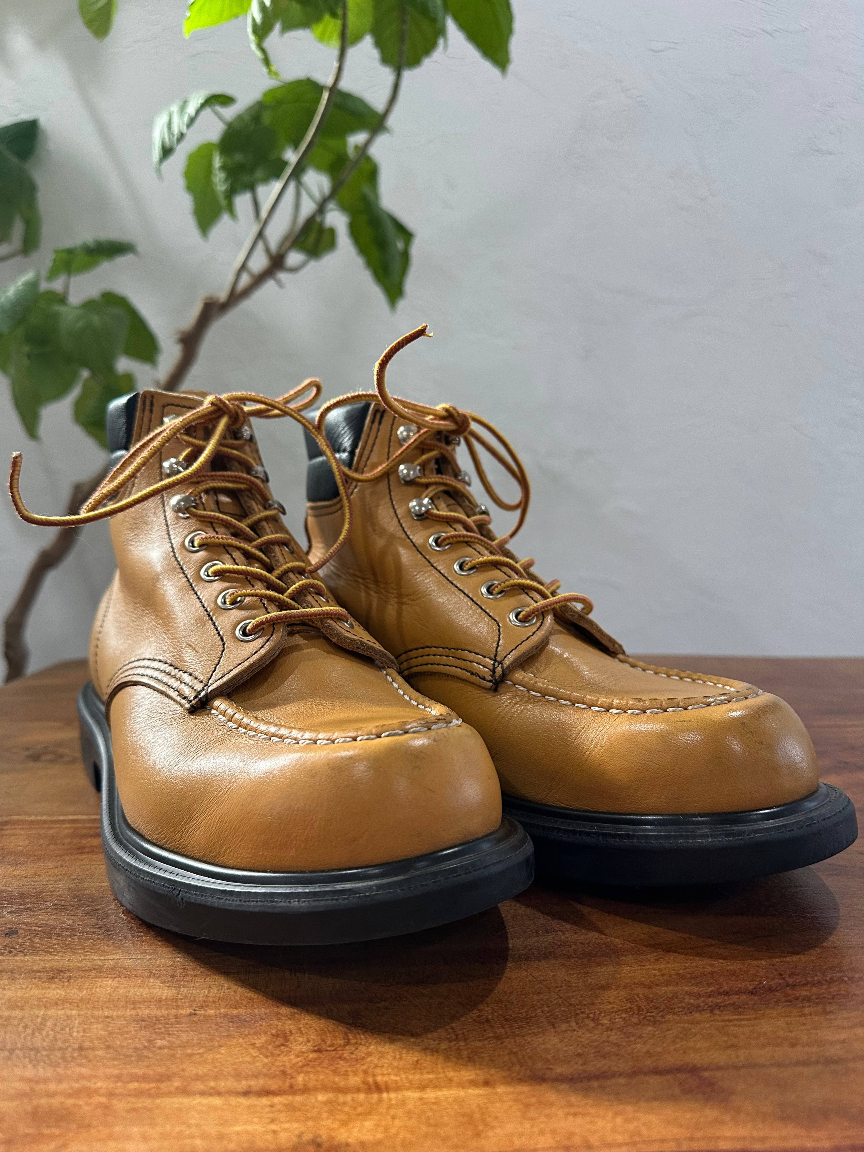 Red Wing (レッドウィング) 8807 SuperSole Moc 6-Inch メイズ (Maize) メイズ・マスタング (Maize Mustang) スーパーソール (SuperSole) used boots - toe_2 view