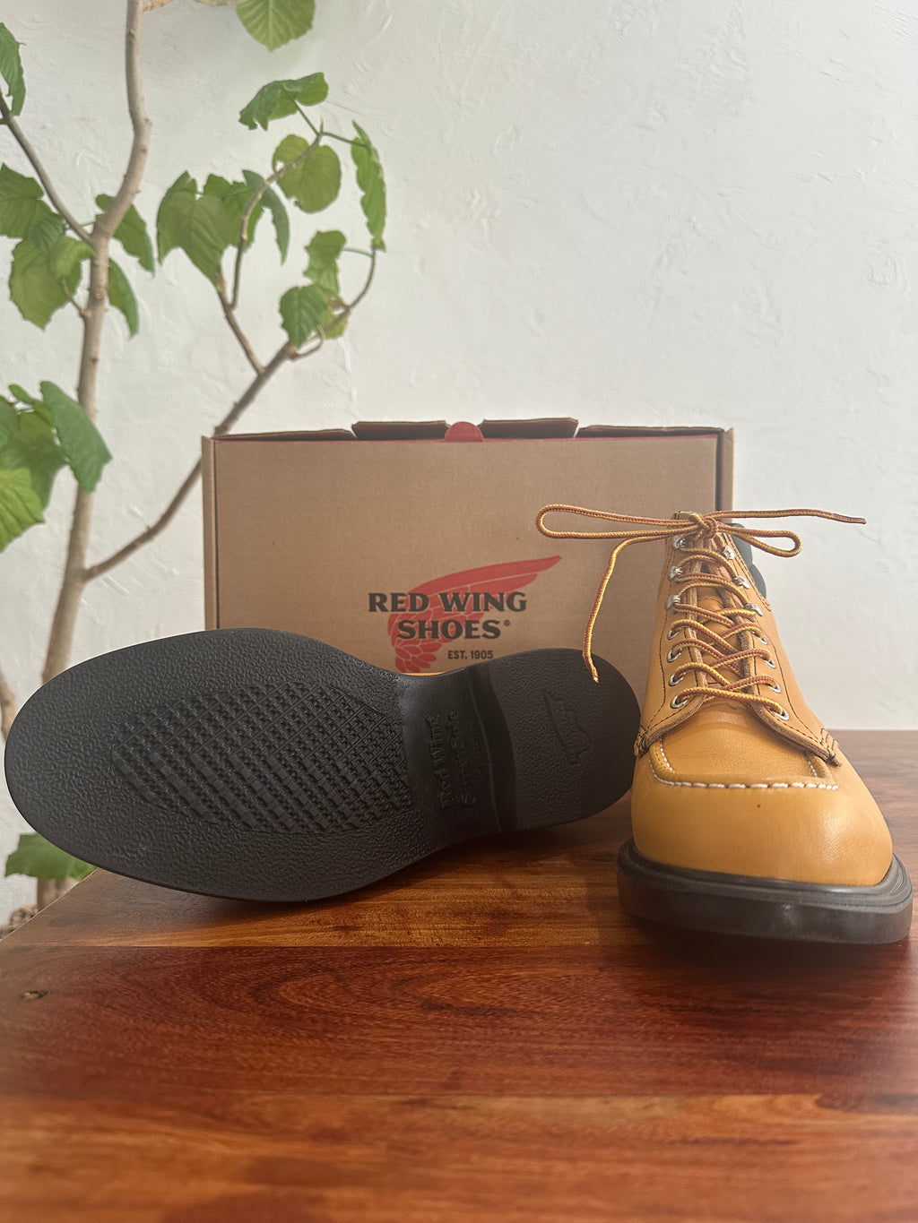 Red Wing (レッドウィング) 8807 SuperSole Moc 6-Inch メイズ (Maize) メイズ・マスタング (Maize Mustang) スーパーソール (SuperSole) used boots - fr_3 view
