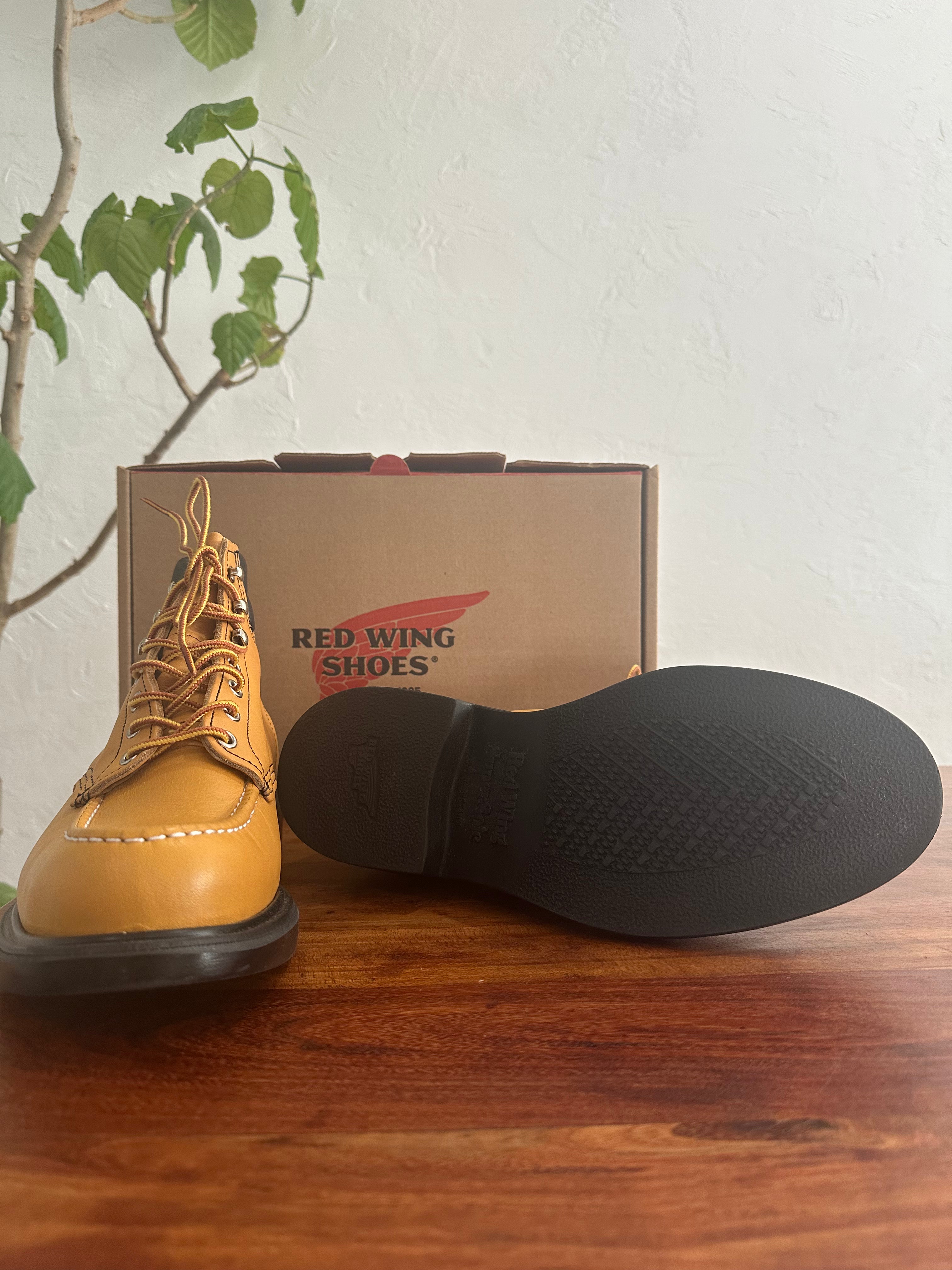Red Wing (レッドウィング) 8807 SuperSole Moc 6-Inch メイズ (Maize) メイズ・マスタング (Maize Mustang) スーパーソール (SuperSole) used boots - fr_4 view