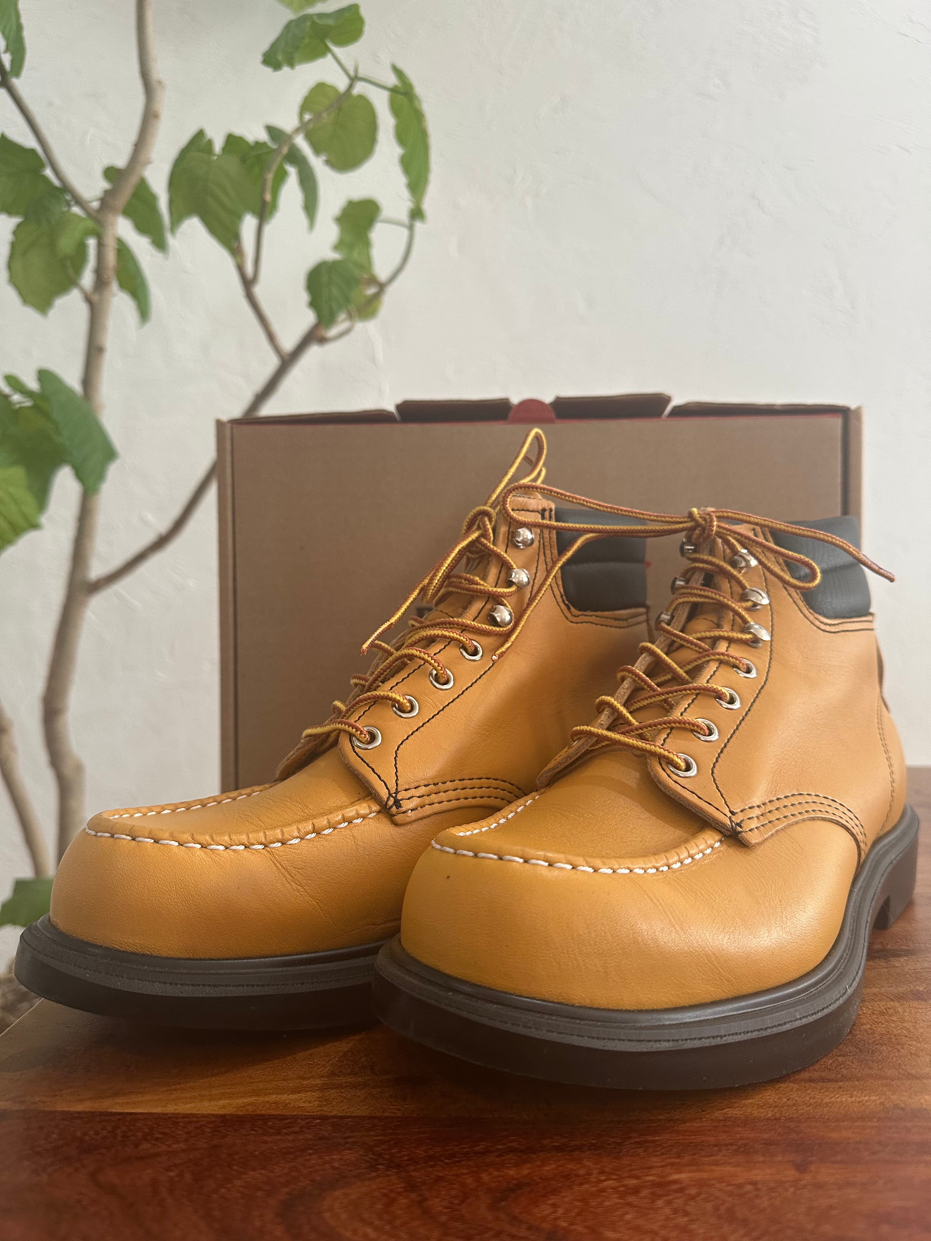 Red Wing (レッドウィング) 8807 SuperSole Moc 6-Inch メイズ (Maize) メイズ・マスタング (Maize Mustang) スーパーソール (SuperSole) used boots - toe_3 view
