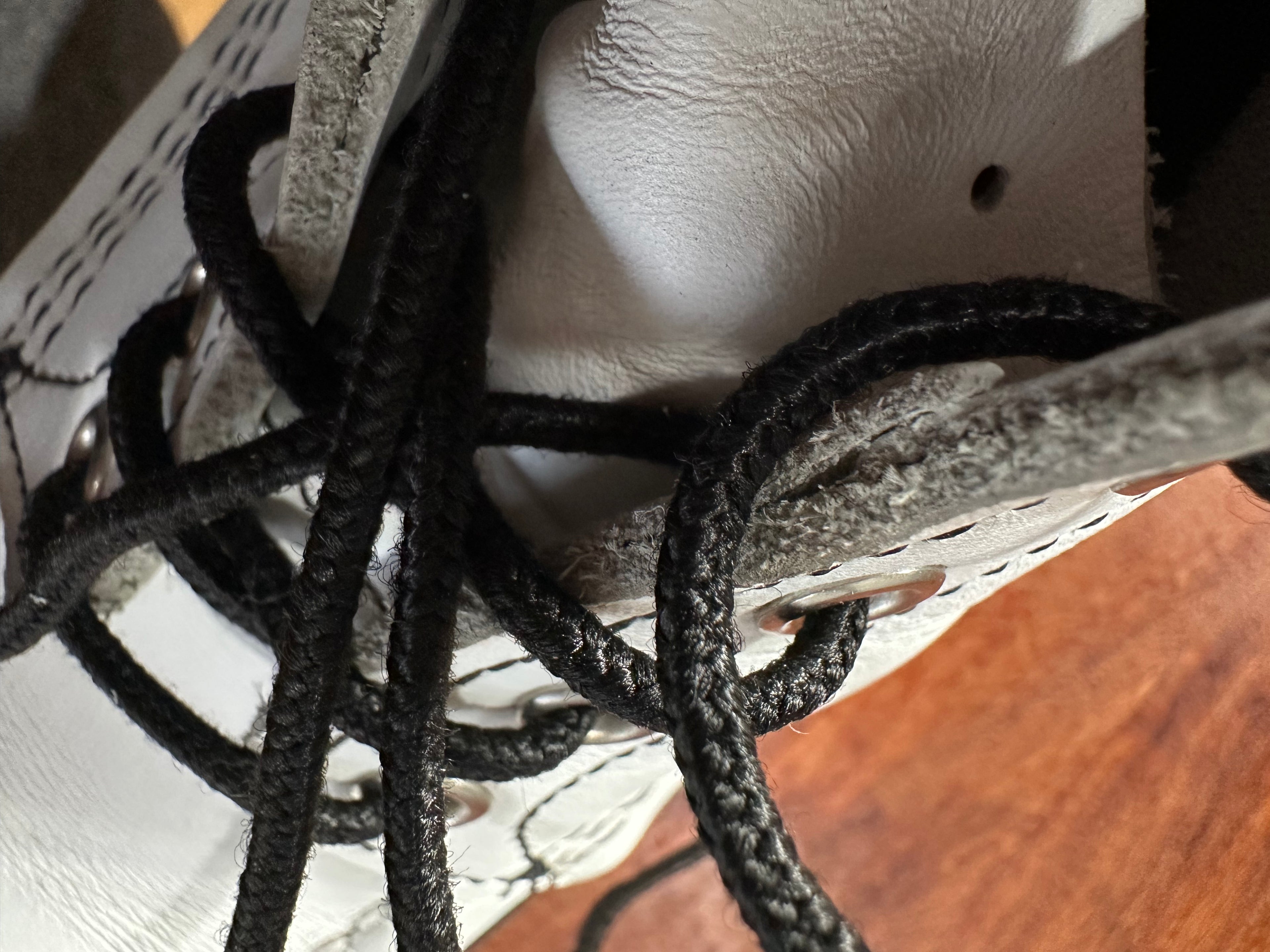 Red Wing (レッドウィング) 8808 SuperSole Moc 6-Inch ホワイト (White) ホワイト・レザー (White Leather) スーパーソール (SuperSole) used boots - fs_1 view
