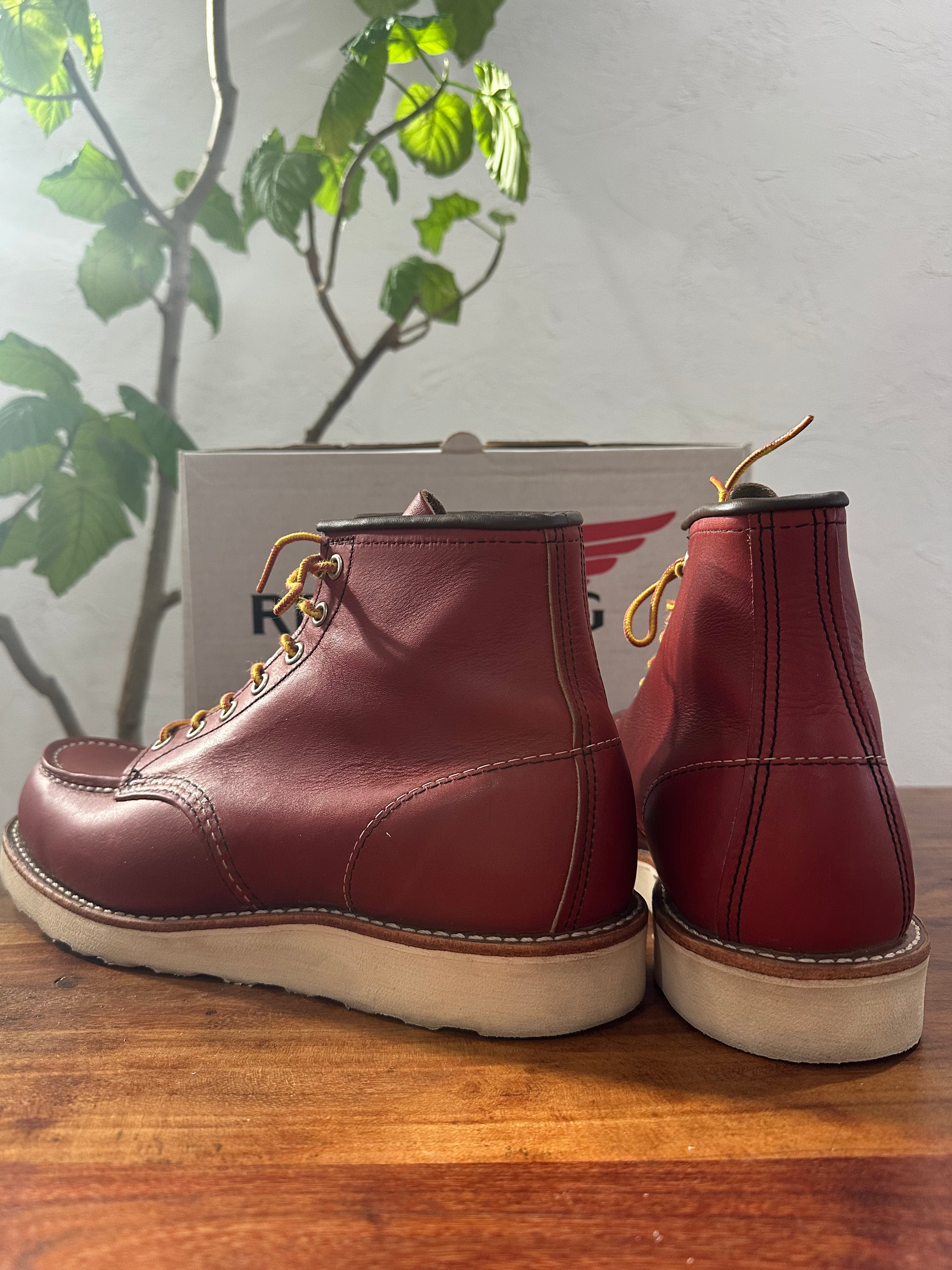 Red Wing (レッドウィング) 8875 6-inch Classic Moc 赤茶 オロラセット・ポーテージ (Oro-Russet "Portage") トラクショントレッド (Traction Tred) used boots - back_1 view