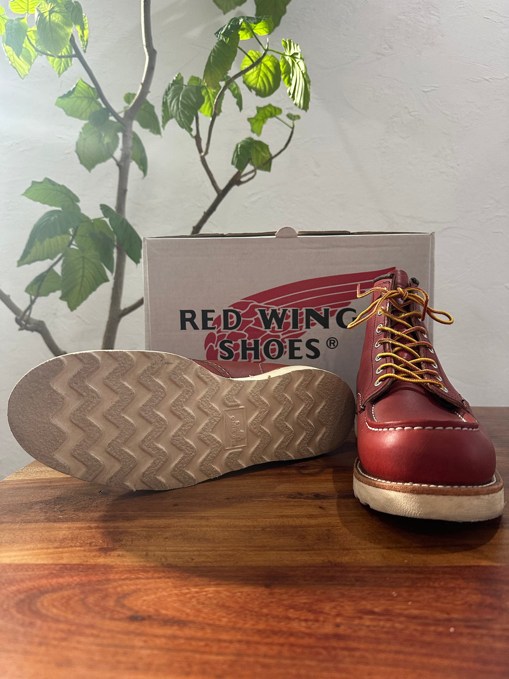 Red Wing (レッドウィング) 8875 6-inch Classic Moc 赤茶 オロラセット・ポーテージ (Oro-Russet "Portage") トラクショントレッド (Traction Tred) used boots - fr_3 view