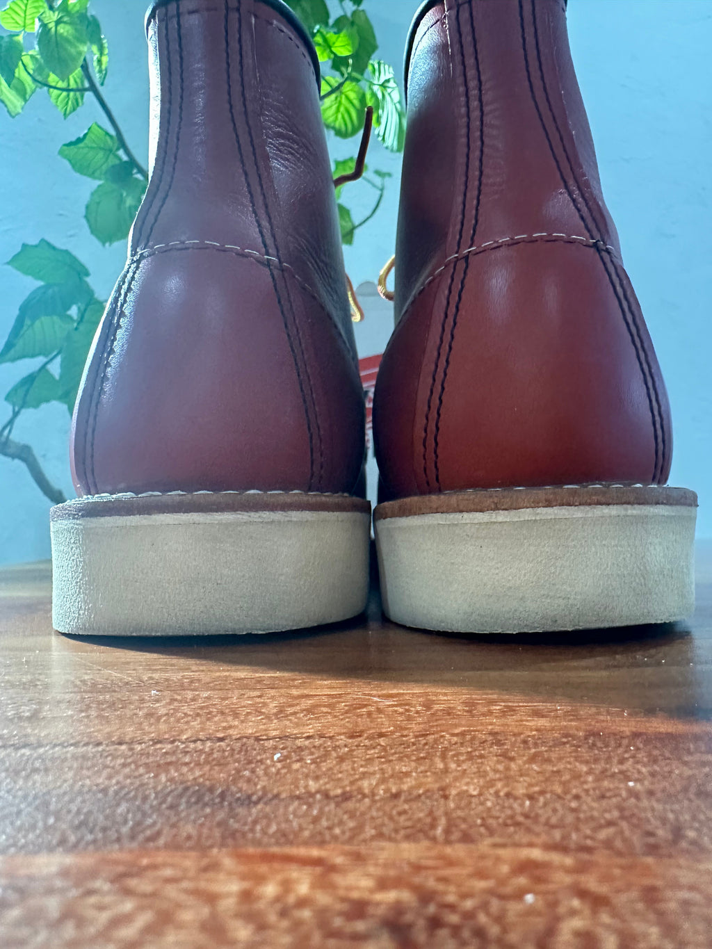 Red Wing (レッドウィング) 8875 6-inch Classic Moc 赤茶 オロラセット・ポーテージ (Oro-Russet "Portage") トラクショントレッド (Traction Tred) used boots - heal_1 view