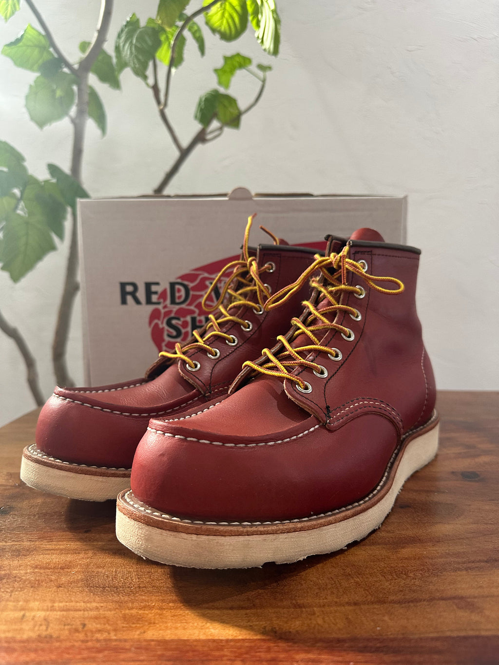 Red Wing (レッドウィング) 8875 6-inch Classic Moc 赤茶 オロラセット・ポーテージ (Oro-Russet "Portage") トラクショントレッド (Traction Tred) used boots - toe_3 view