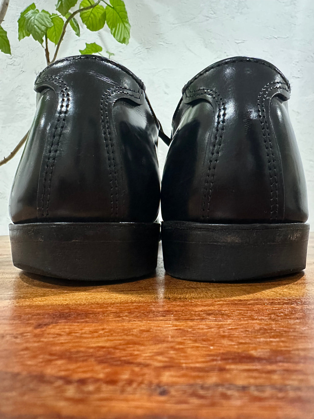 Red Wing (レッドウィング) 9087 Mil-1 Blucher Oxford ブラック (Black) ブラック・エスカイア (Black "Esquire") グロコード・メダリオン・ソール (Gro Cord Medallion Sole) used boots - heal_1 view