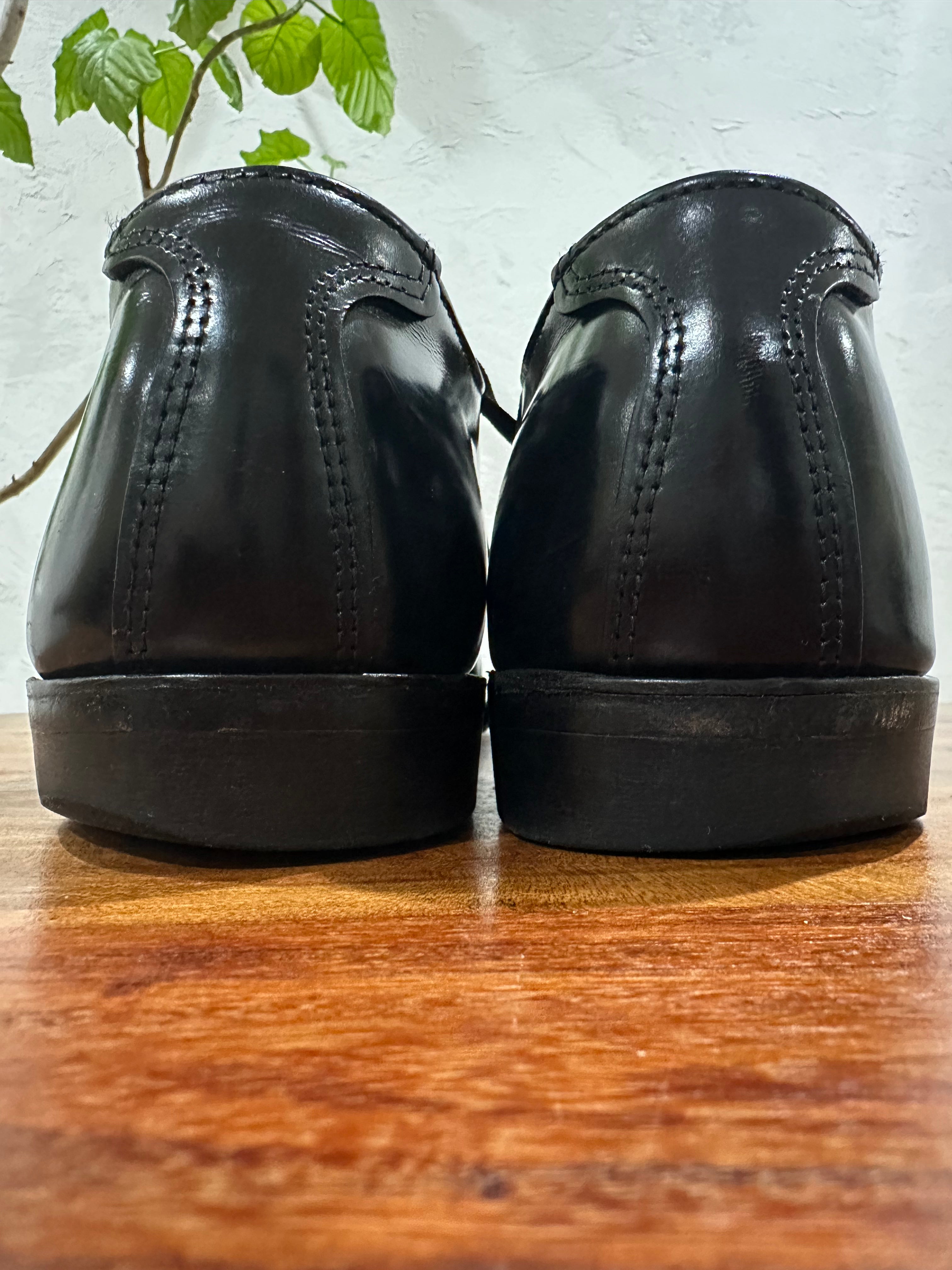 Red Wing (レッドウィング) 9087 Mil-1 Blucher Oxford ブラック (Black) ブラック・エスカイア (Black "Esquire") グロコード・メダリオン・ソール (Gro Cord Medallion Sole) used boots - heal_1 view