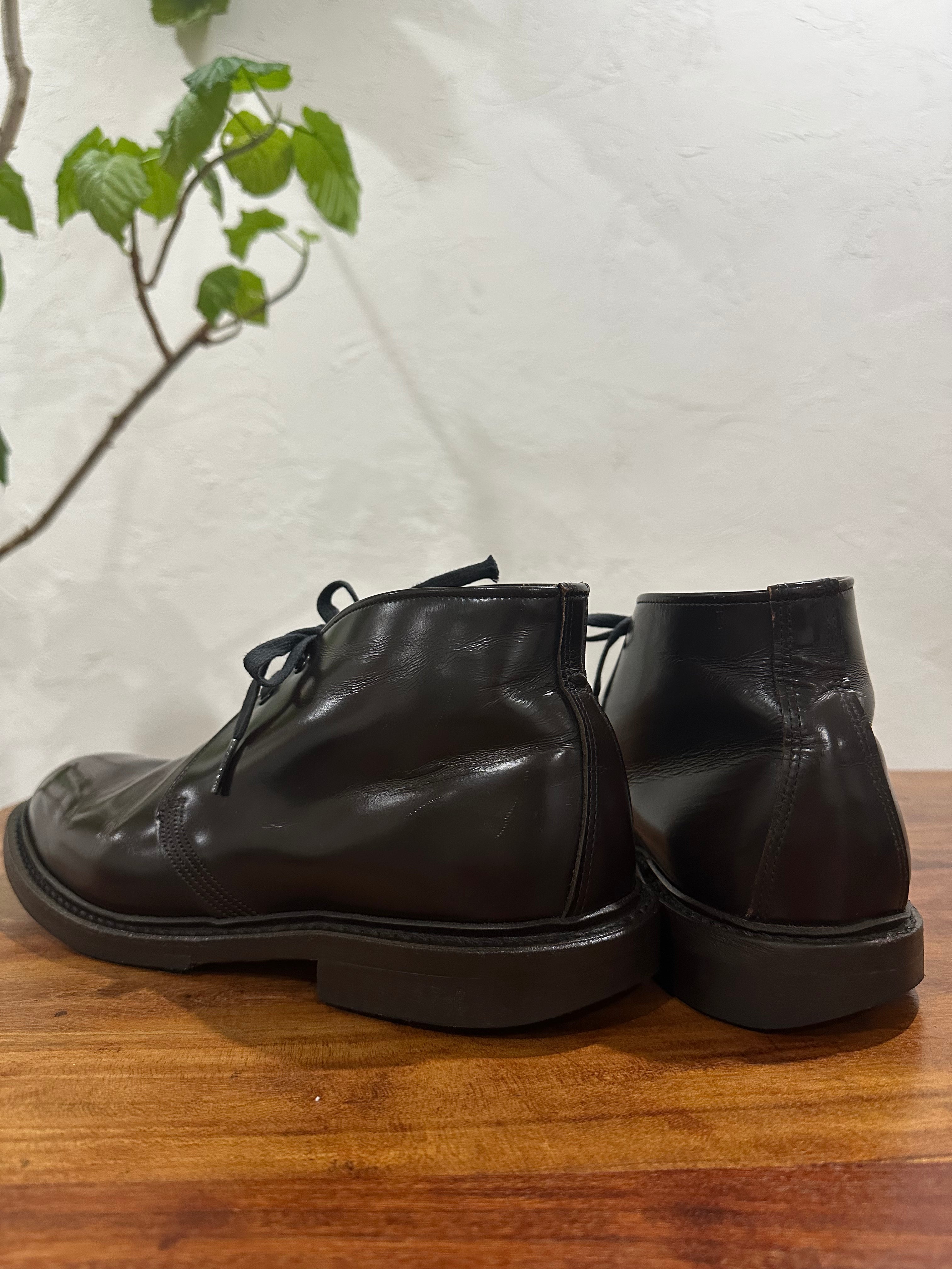 Red Wing (レッドウィング) 9095 Caverly Chukka シガー (Cigar) シガー・エスカイヤ (Cigar "Esquire") グロコード・オン・レザー (Gro Cord on Leather) used boots - back_1 view