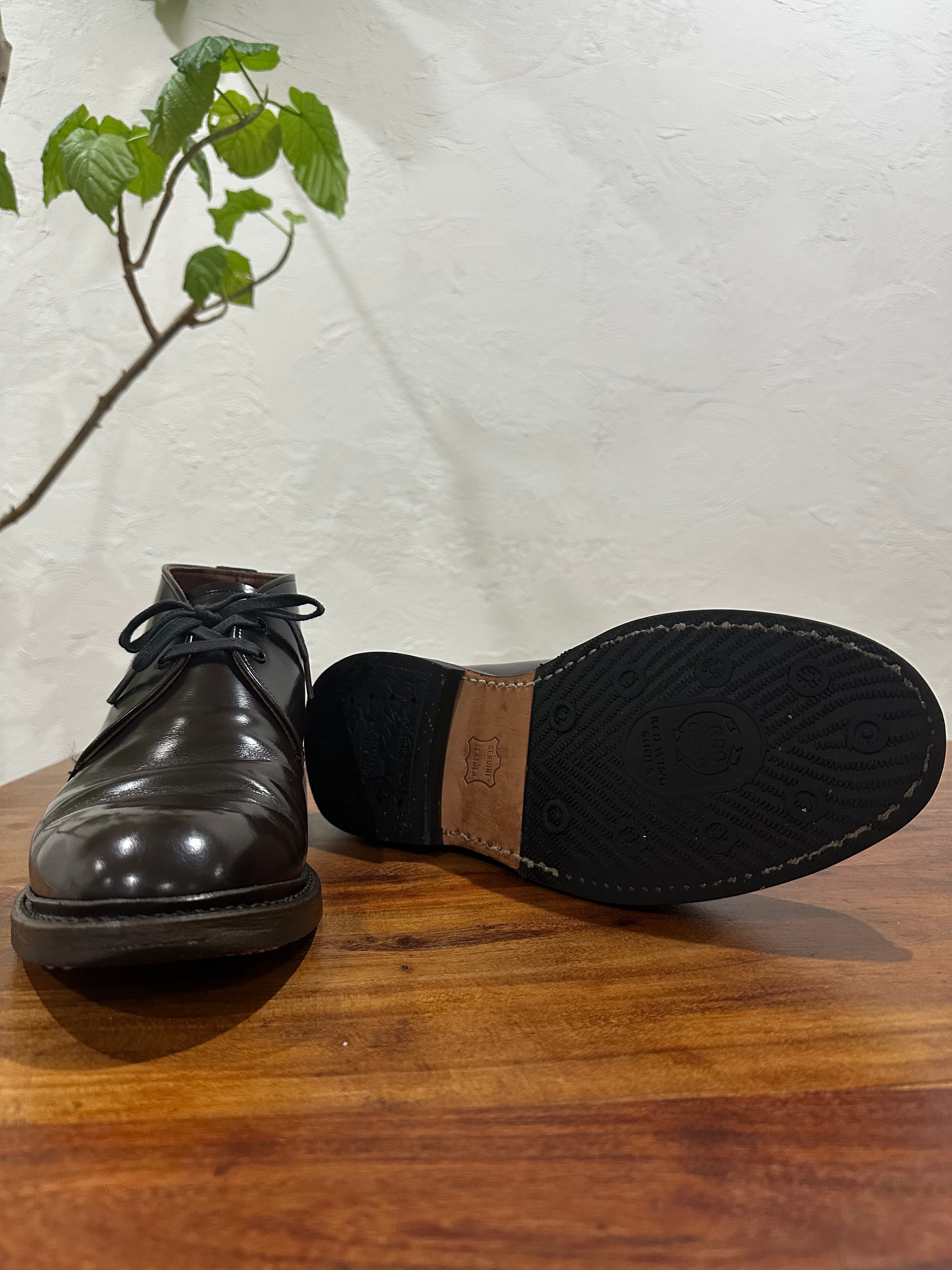 Red Wing (レッドウィング) 9095 Caverly Chukka シガー (Cigar) シガー・エスカイヤ (Cigar "Esquire") グロコード・オン・レザー (Gro Cord on Leather) used boots - fr_4 view