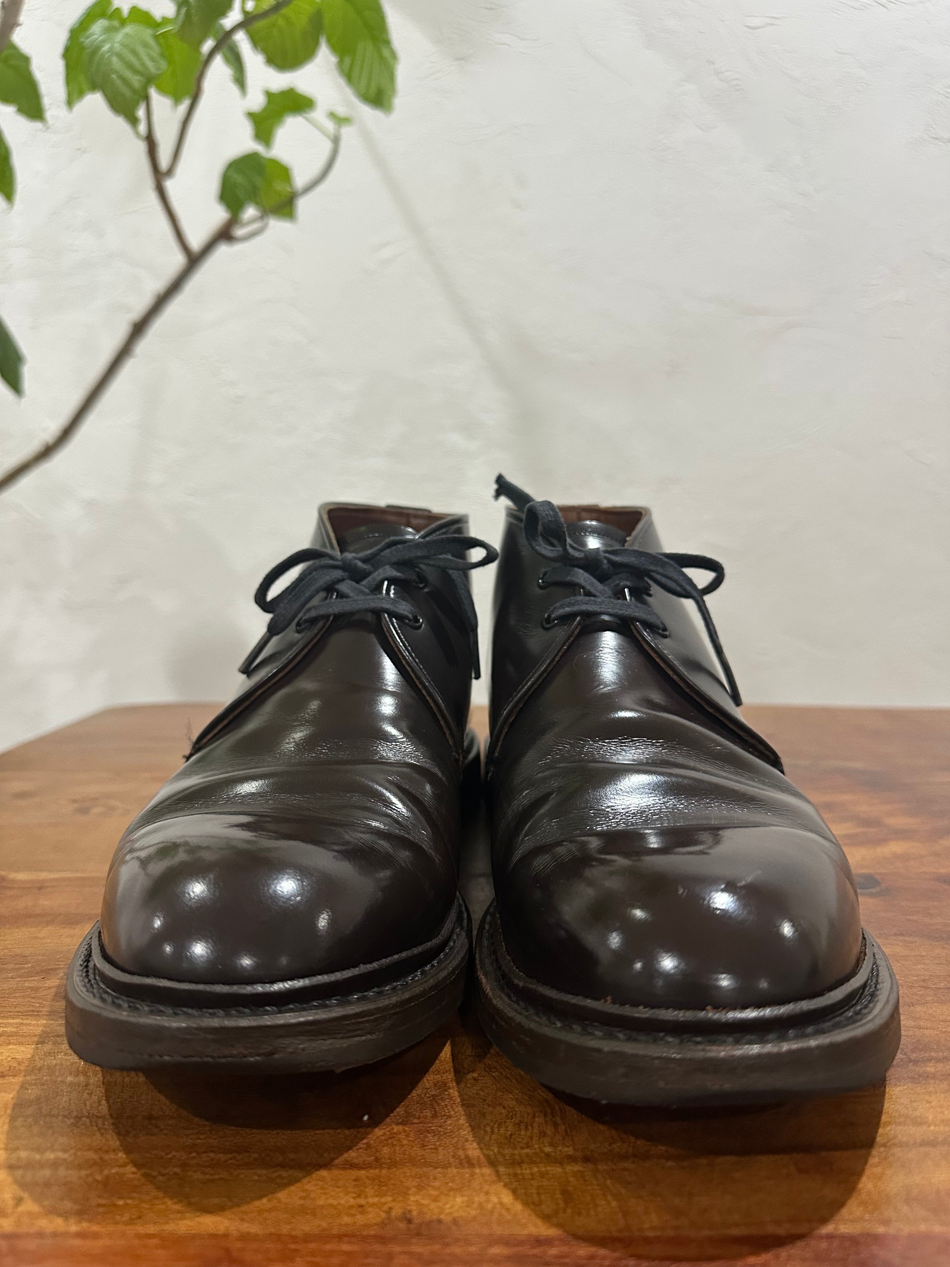 Red Wing (レッドウィング) 9095 Caverly Chukka シガー (Cigar) シガー・エスカイヤ (Cigar "Esquire") グロコード・オン・レザー (Gro Cord on Leather) used boots - toe_1 view