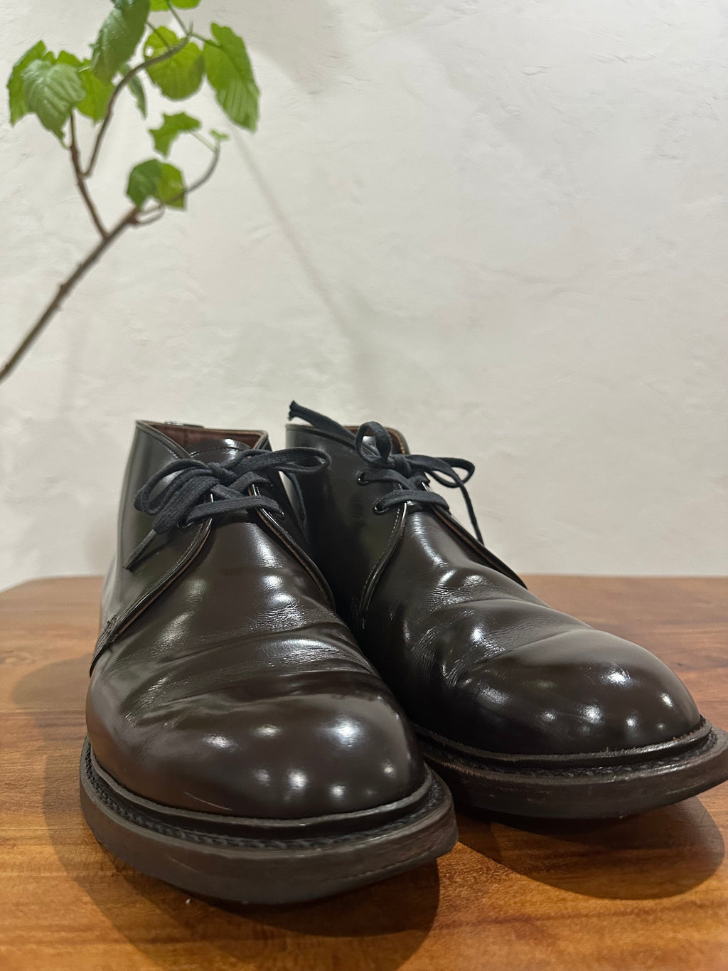 Red Wing (レッドウィング) 9095 Caverly Chukka シガー (Cigar) シガー・エスカイヤ (Cigar "Esquire") グロコード・オン・レザー (Gro Cord on Leather) used boots - toe_2 view