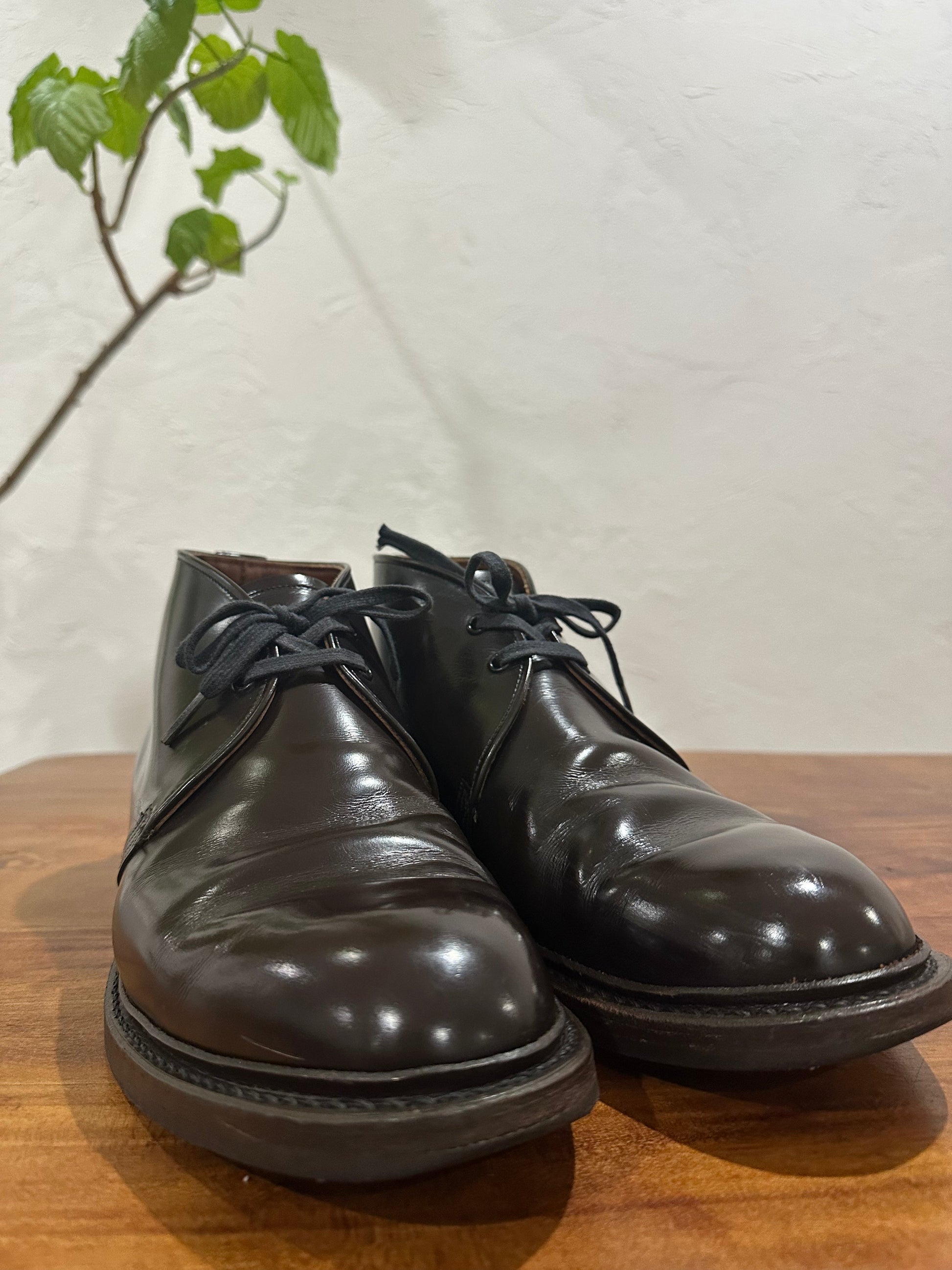 Red Wing (レッドウィング) 9095 Caverly Chukka シガー (Cigar) シガー・エスカイヤ (Cigar "Esquire") グロコード・オン・レザー (Gro Cord on Leather) used boots - toe_2 view