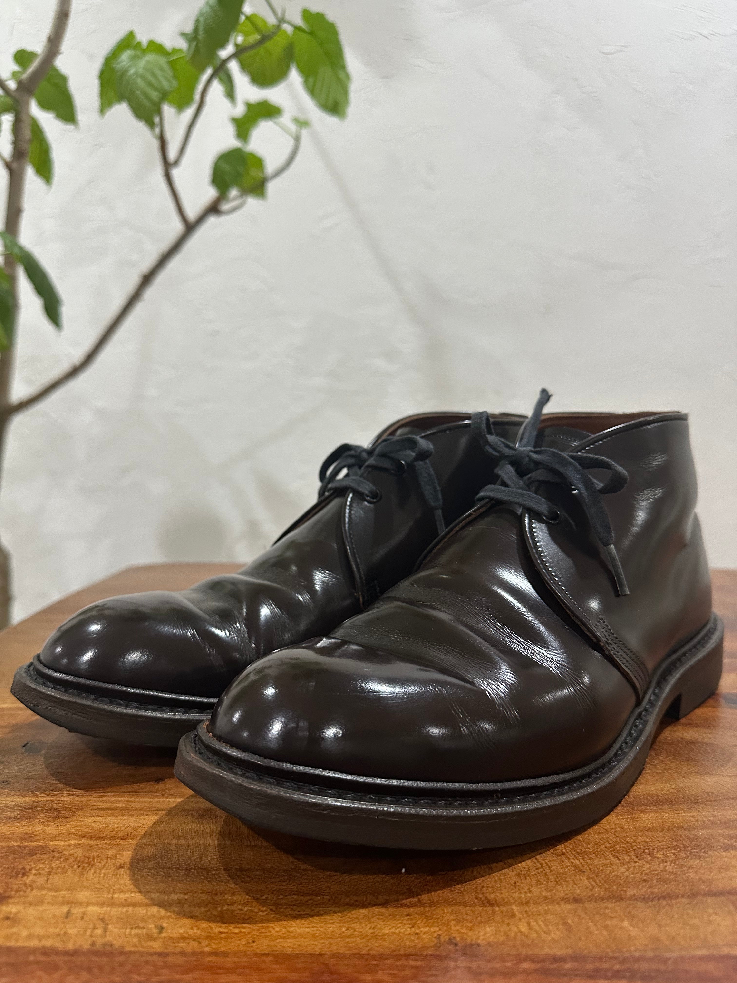 Red Wing (レッドウィング) 9095 Caverly Chukka シガー (Cigar) シガー・エスカイヤ (Cigar "Esquire") グロコード・オン・レザー (Gro Cord on Leather) used boots - toe_3 view