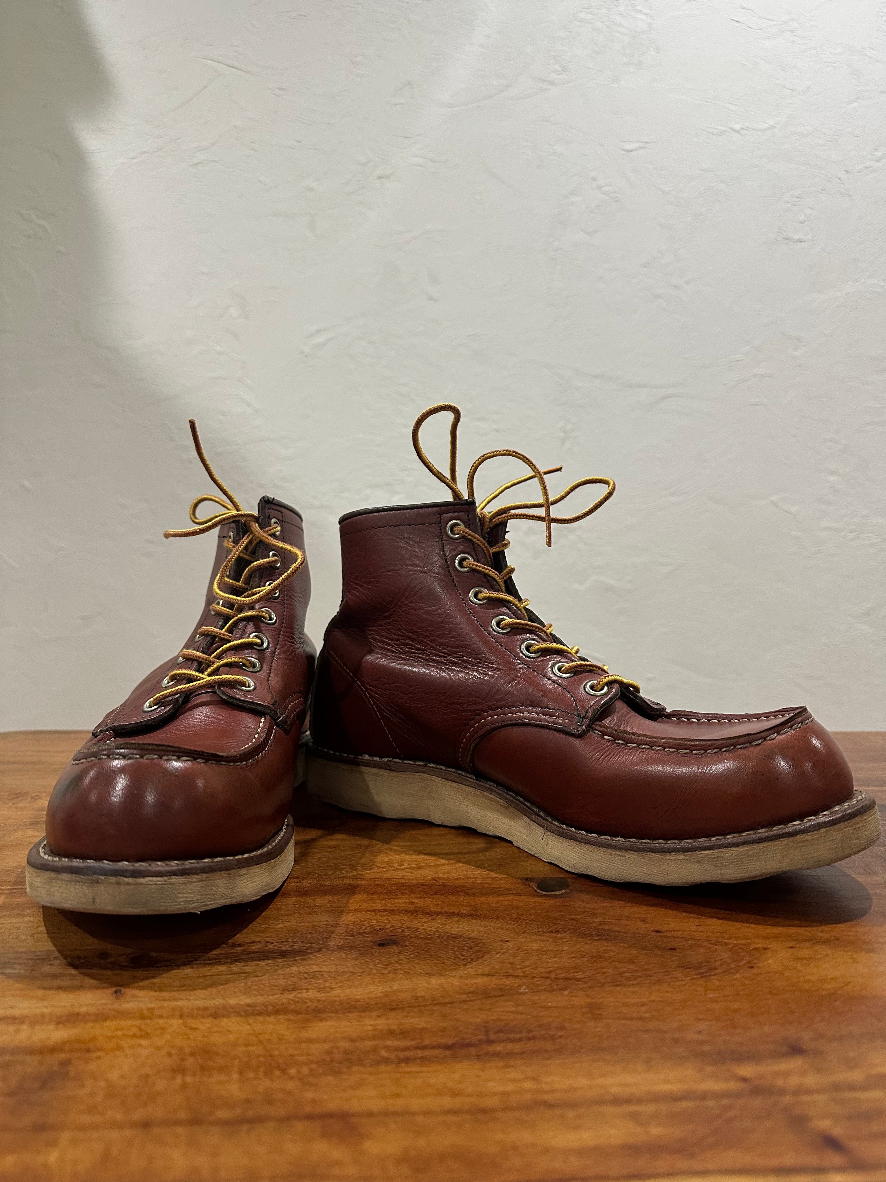 Red Wing (レッドウィング) 9106 Classic Moc 6-Inch カッパー (Copper) カッパー・ワークスミス (Copper Worksmith) トラクショントレッド・ソール (Traction Tred Sole) used boots - fr_1 view