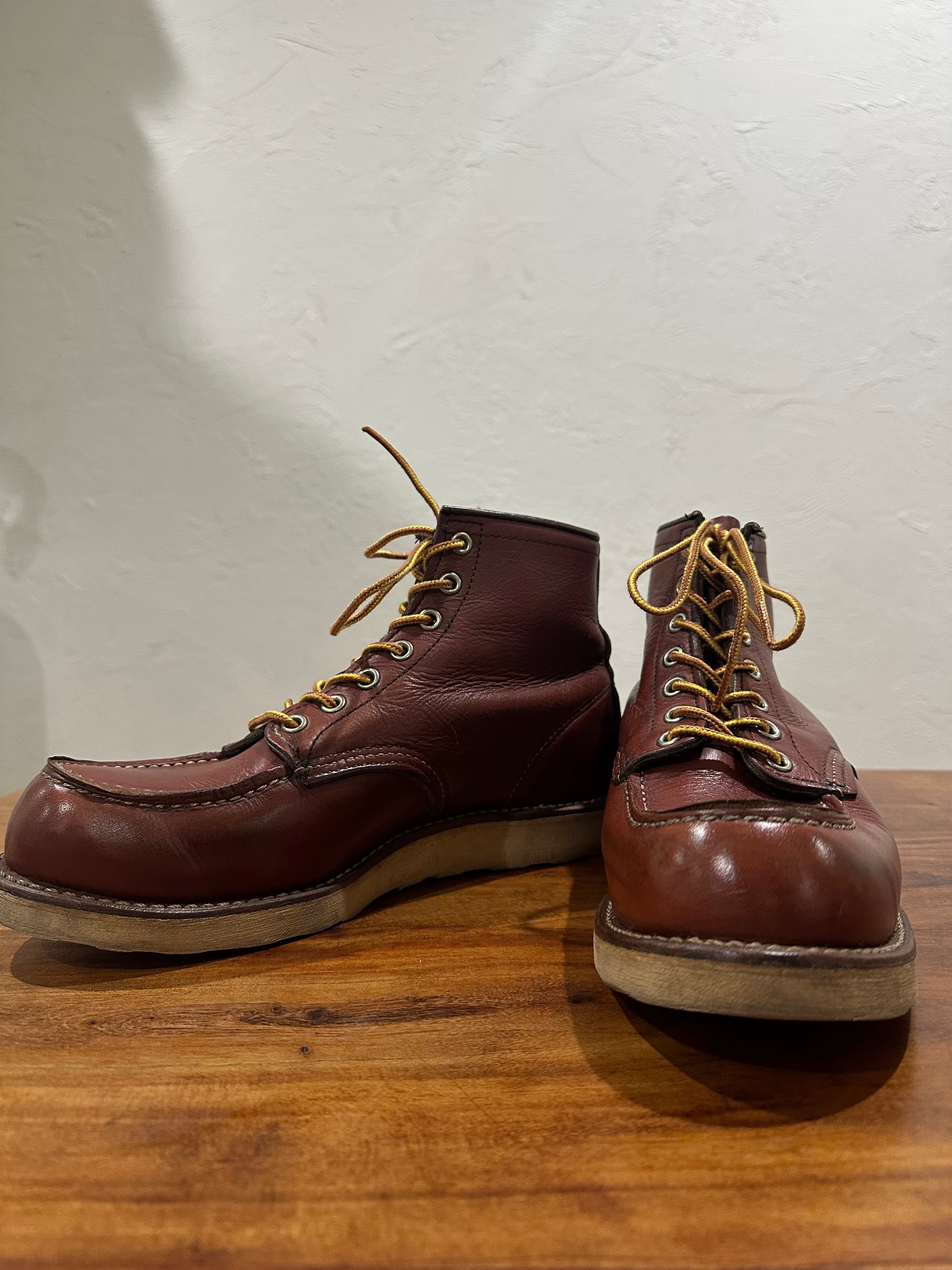 Red Wing (レッドウィング) 9106 Classic Moc 6-Inch カッパー (Copper) カッパー・ワークスミス (Copper Worksmith) トラクショントレッド・ソール (Traction Tred Sole) used boots - fr_2 view