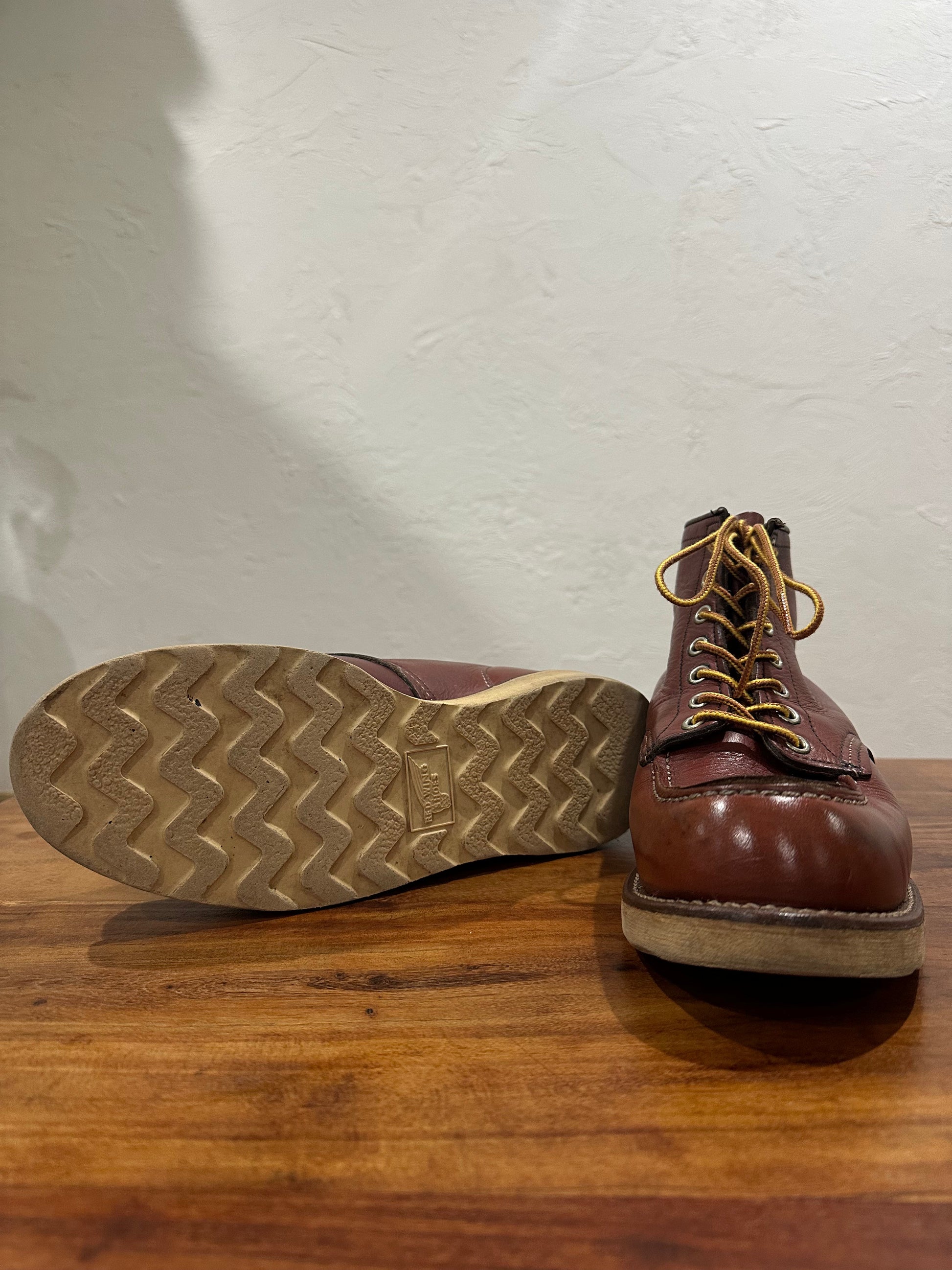 Red Wing (レッドウィング) 9106 Classic Moc 6-Inch カッパー (Copper) カッパー・ワークスミス (Copper Worksmith) トラクショントレッド・ソール (Traction Tred Sole) used boots - fr_3 view