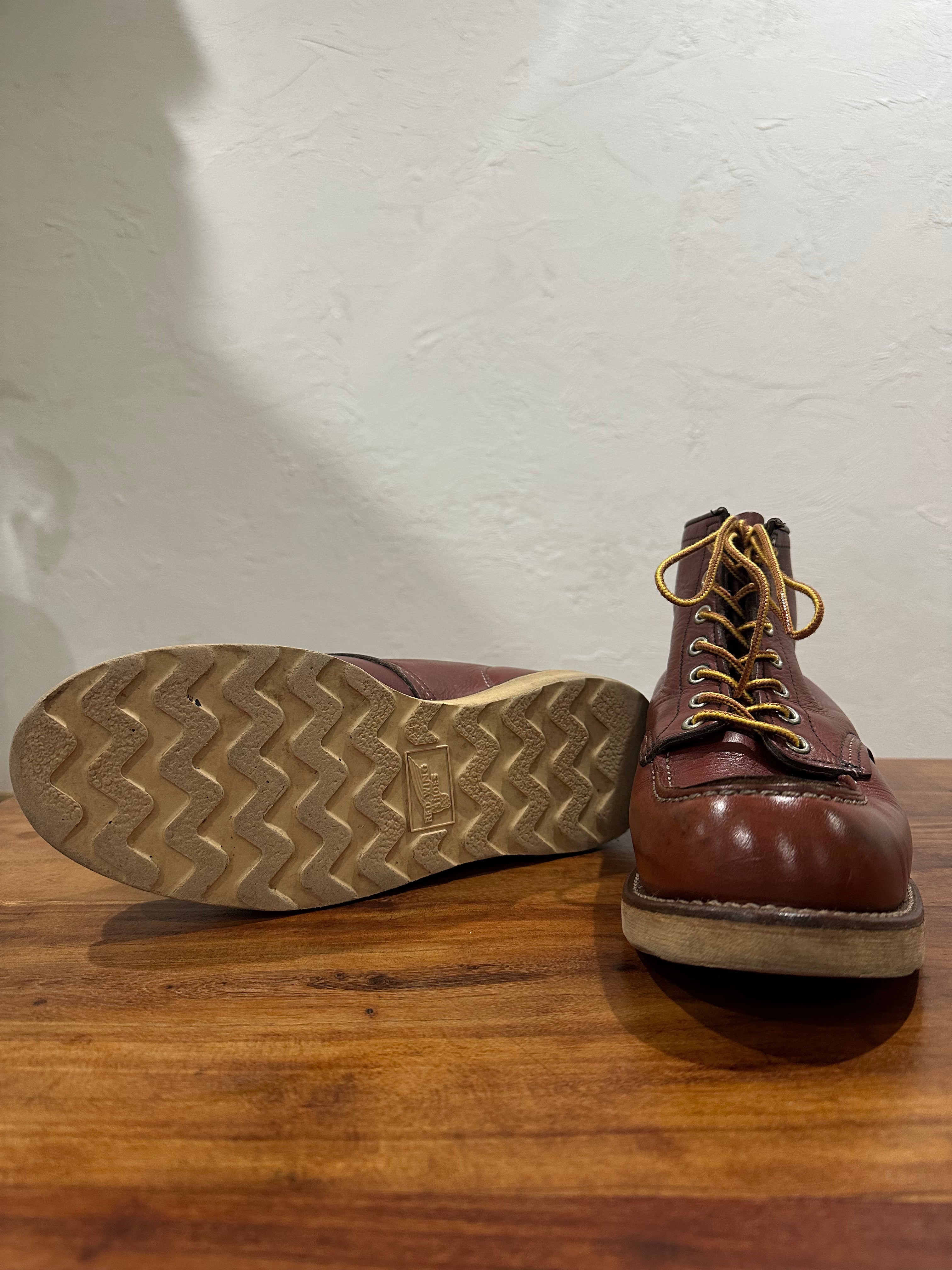Red Wing (レッドウィング) 9106 Classic Moc 6-Inch カッパー (Copper) カッパー・ワークスミス (Copper Worksmith) トラクショントレッド・ソール (Traction Tred Sole) used boots - fr_3 view