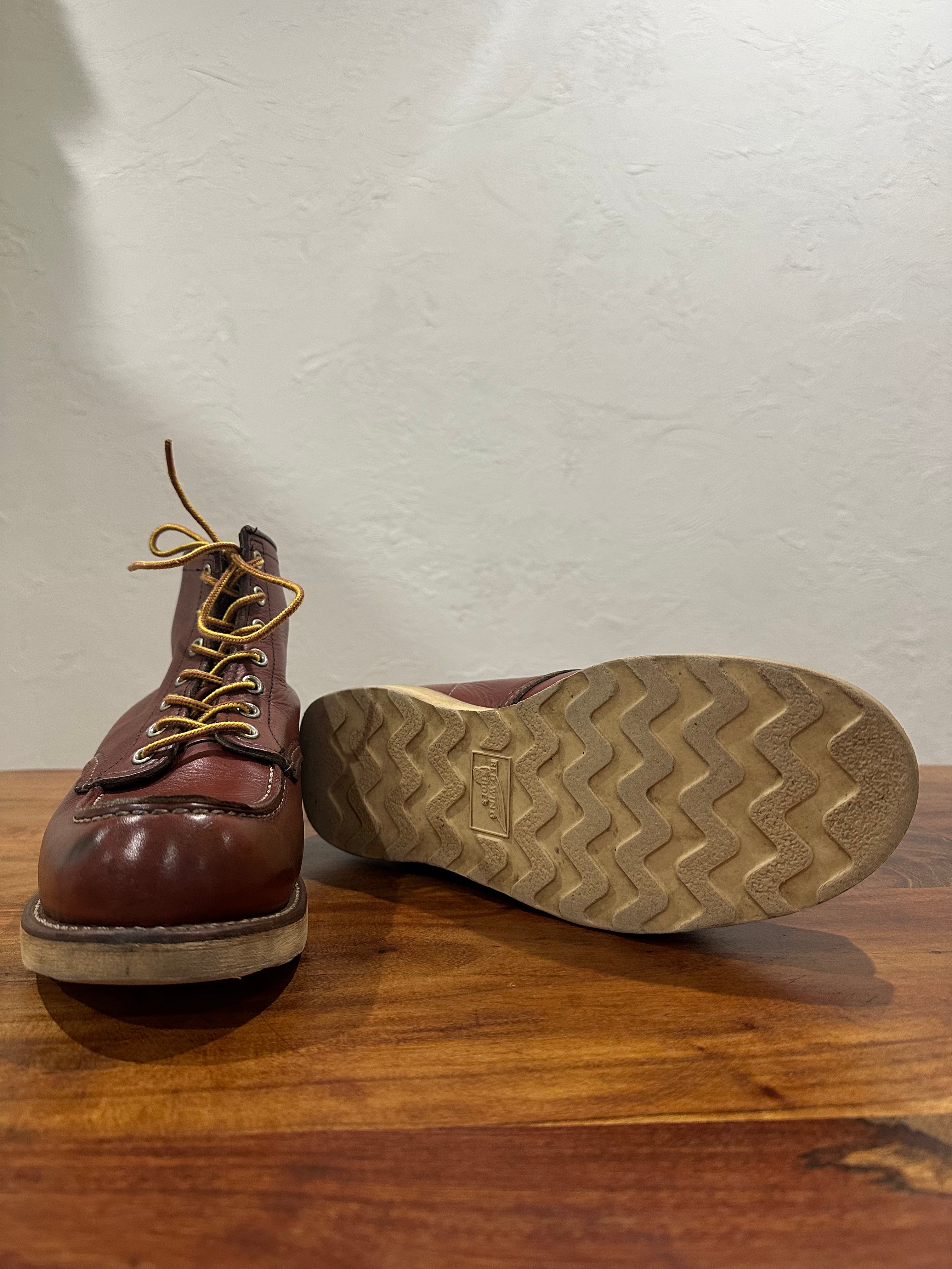 Red Wing (レッドウィング) 9106 Classic Moc 6-Inch カッパー (Copper) カッパー・ワークスミス (Copper Worksmith) トラクショントレッド・ソール (Traction Tred Sole) used boots - fr_4 view