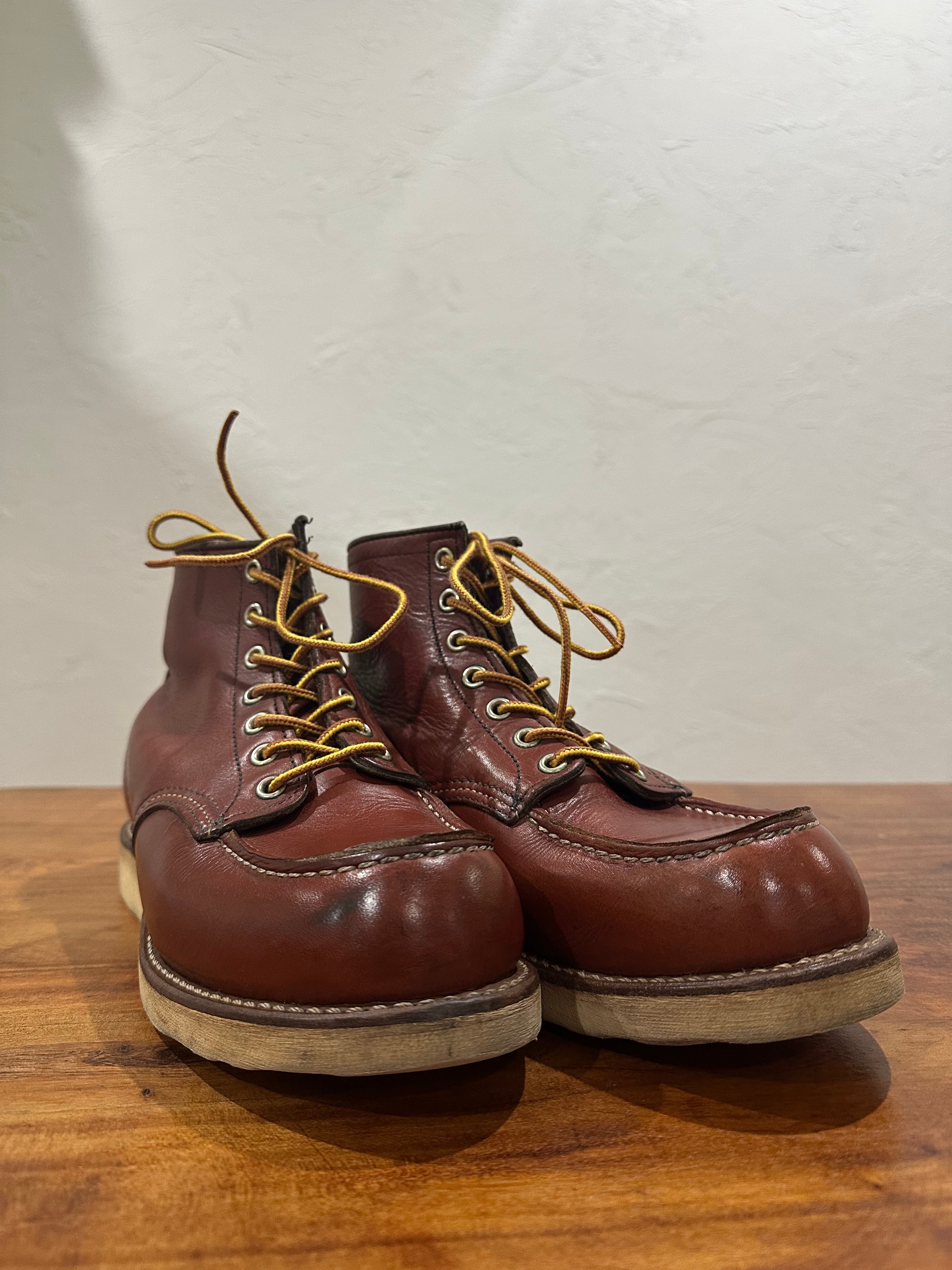 Red Wing (レッドウィング) 9106 Classic Moc 6-Inch カッパー (Copper) カッパー・ワークスミス (Copper Worksmith) トラクショントレッド・ソール (Traction Tred Sole) used boots - toe_2 view