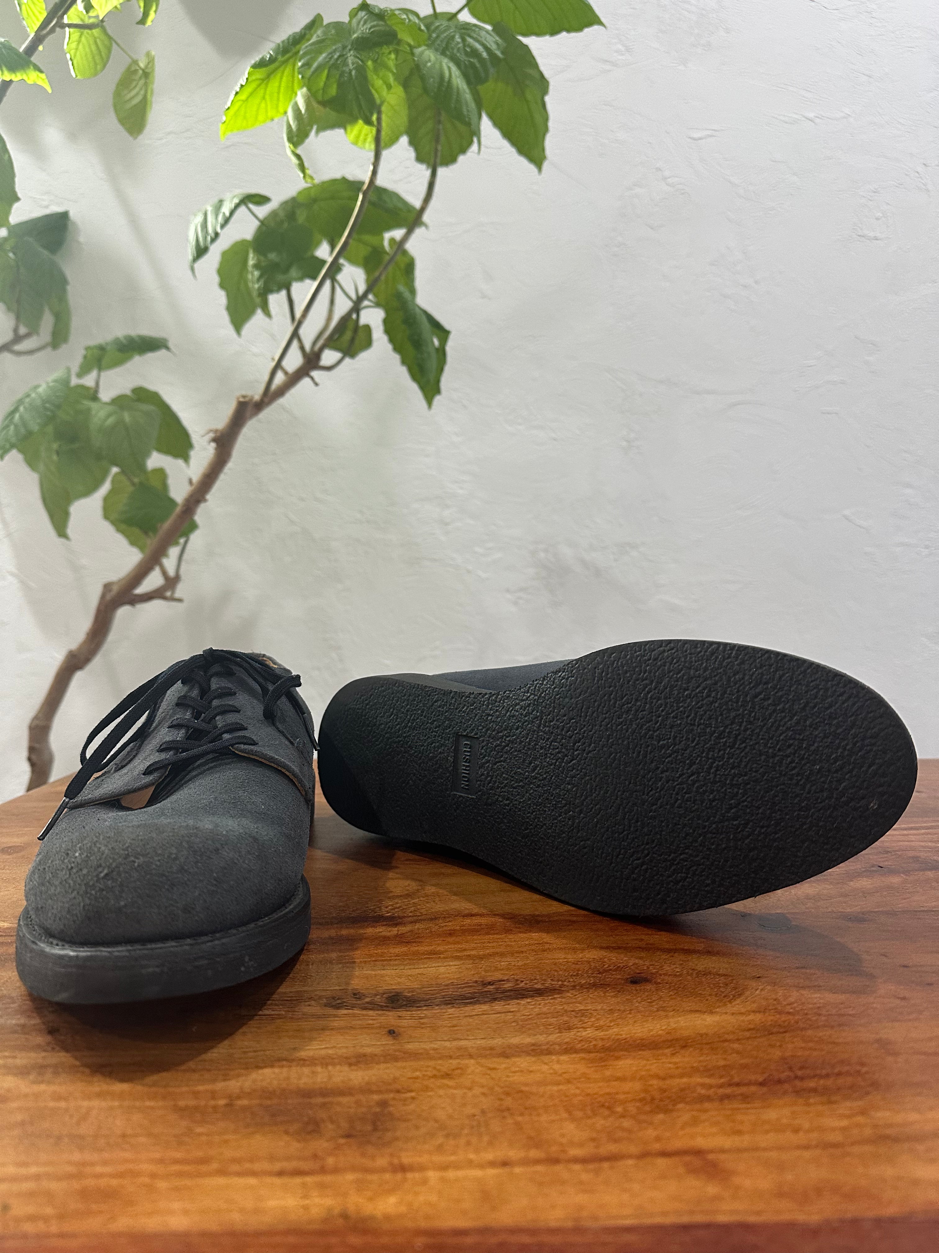 Red Wing (レッドウィング) 9110 Postman Oxford ネイビー (Navy) スエード (Suede) (ネイビー・ラフアウト) クッションクレープソール (Cushion Crepe Sole) used boots - fr_4 view