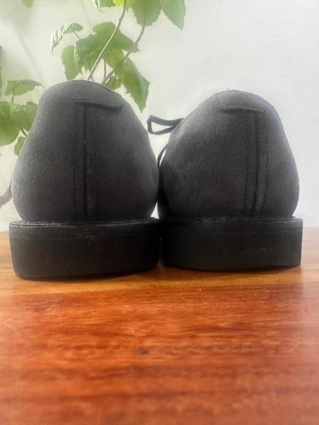 Red Wing (レッドウィング) 9110 Postman Oxford ネイビー (Navy) スエード (Suede) (ネイビー・ラフアウト) クッションクレープソール (Cushion Crepe Sole) used boots - heal_1 view