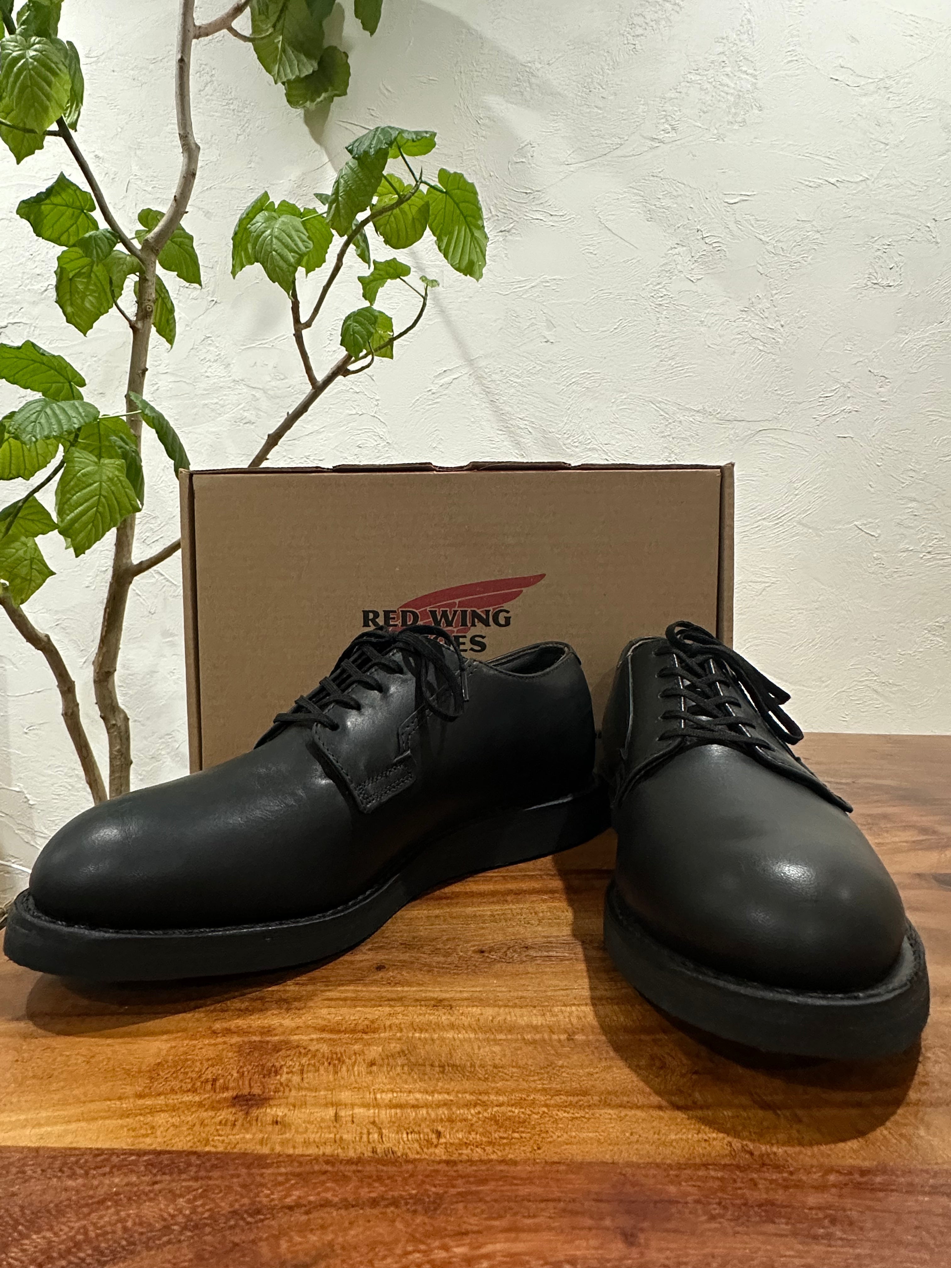 Red Wing (レッドウィング) 9183 Postman Oxford GORE-TEX ブラック (Black) ブラック・ユーコン (Black "Yukon") ブラック・クッションクレープソール (Black Cushion Crepe) used boots - fr_2 view