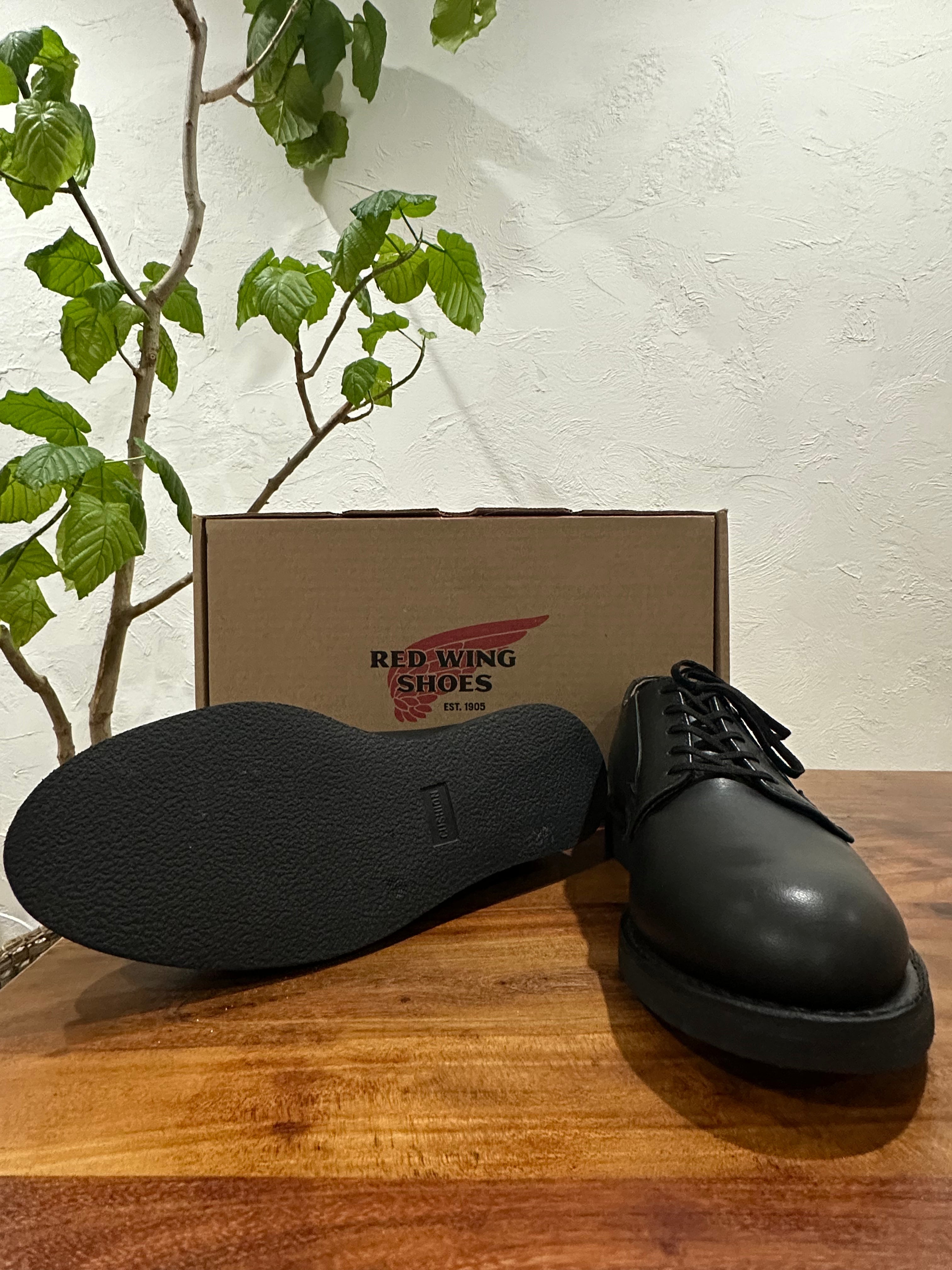 Red Wing (レッドウィング) 9183 Postman Oxford GORE-TEX ブラック (Black) ブラック・ユーコン (Black "Yukon") ブラック・クッションクレープソール (Black Cushion Crepe) used boots - fr_3 view