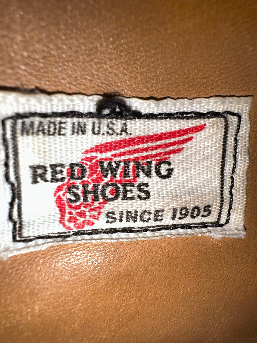 Red Wing (レッドウィング) 9196 Postman Chukka ブラック (Black) ブラック・シャパラル (Black Chaparral) クッションクレープソール (Cushion Crepe Sole) used boots - tag_2 view