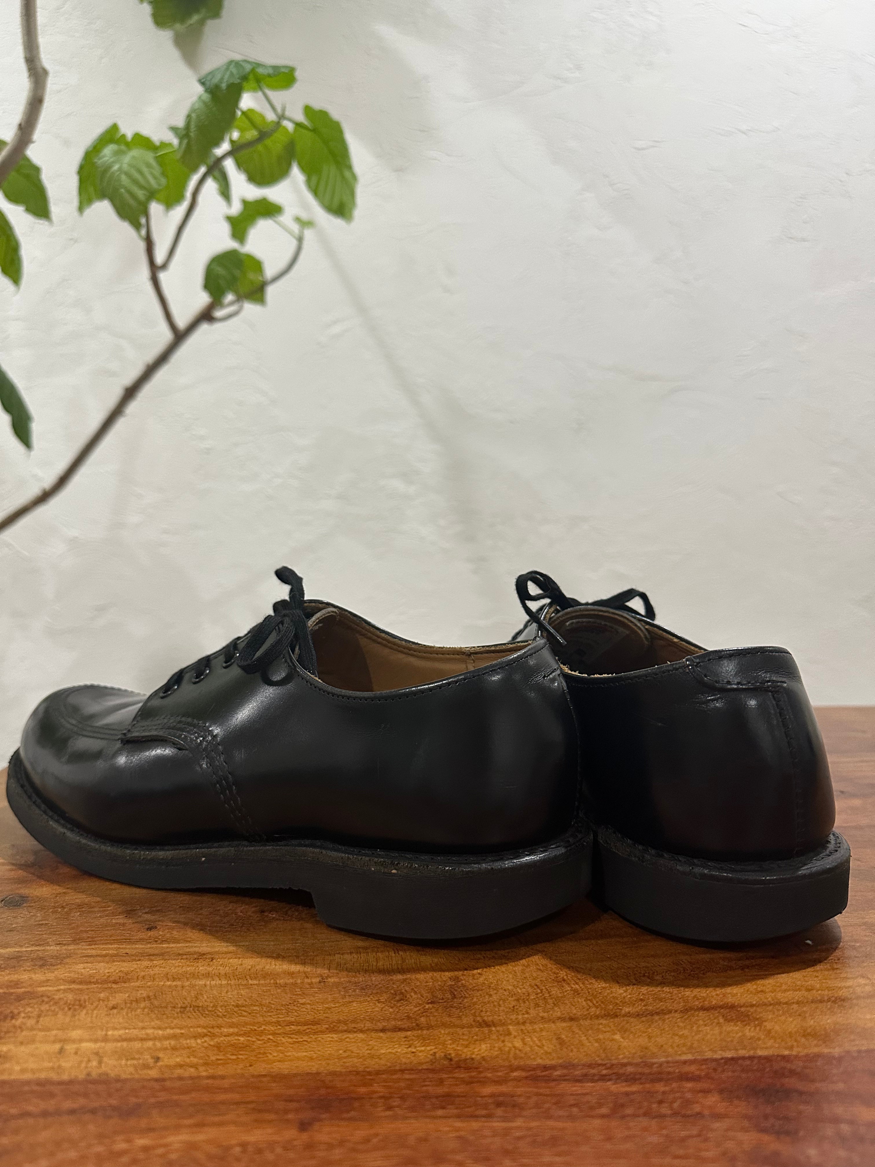 Red Wing (レッドウィング) 9201 Garageman ブラック (Black) ブラック・シャパラル (Black "Chaparral") ブラック・クッションクレープ (Black Cushion Crepe) used boots - back_1 view