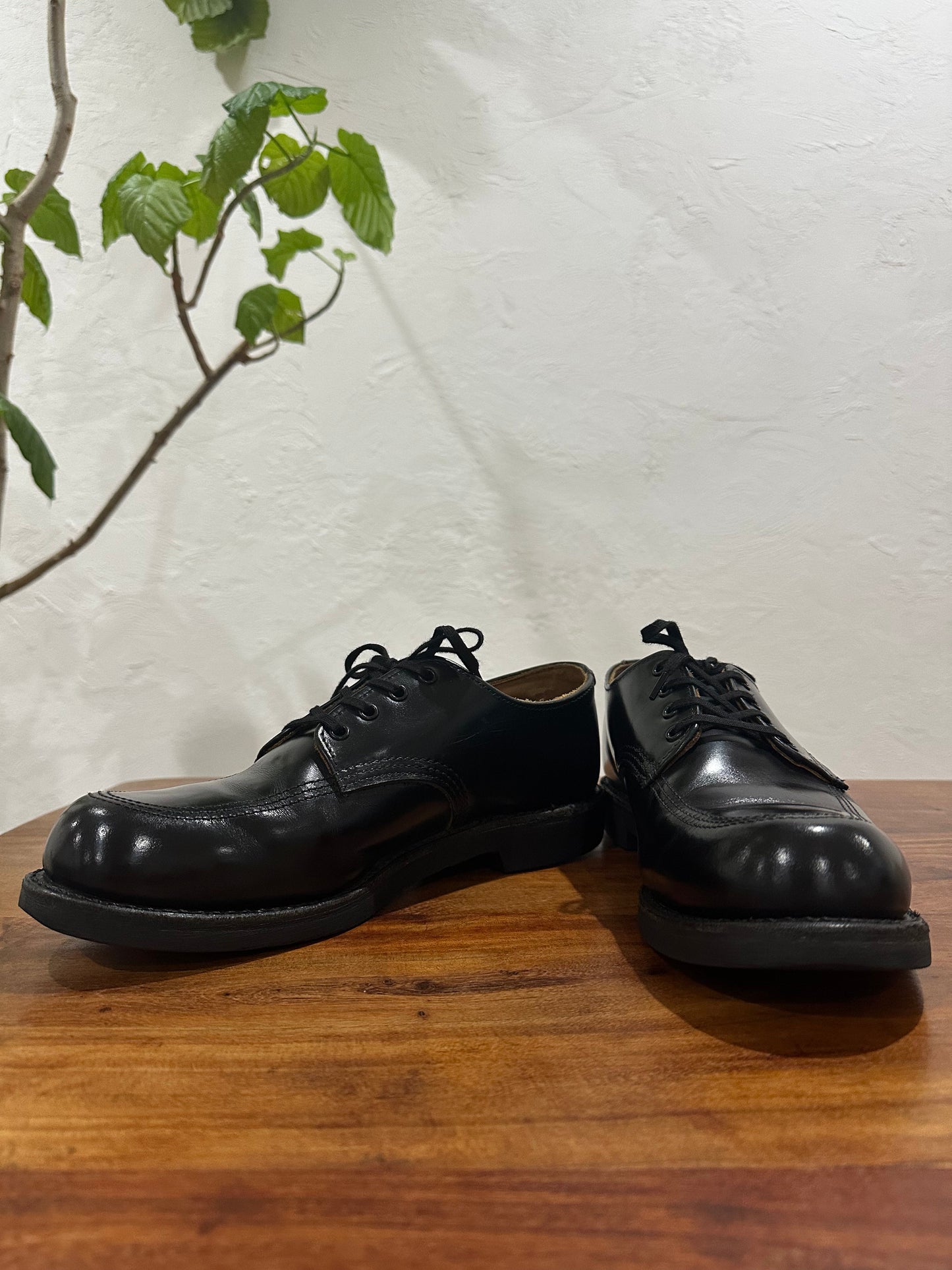 Red Wing (レッドウィング) 9201 Garageman ブラック (Black) ブラック・シャパラル (Black "Chaparral") ブラック・クッションクレープ (Black Cushion Crepe) used boots - fr_2 view