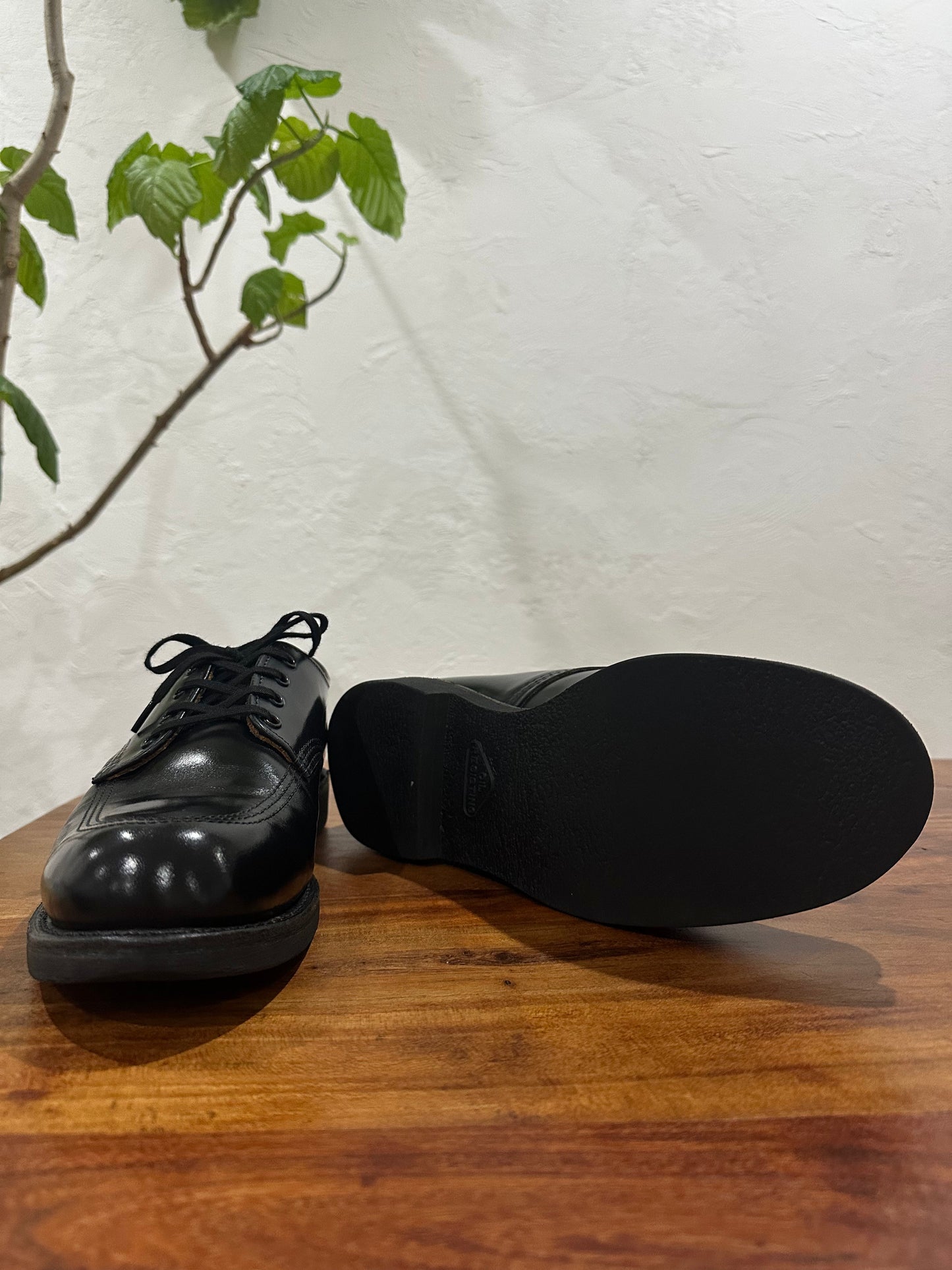 Red Wing (レッドウィング) 9201 Garageman ブラック (Black) ブラック・シャパラル (Black "Chaparral") ブラック・クッションクレープ (Black Cushion Crepe) used boots - fr_4 view