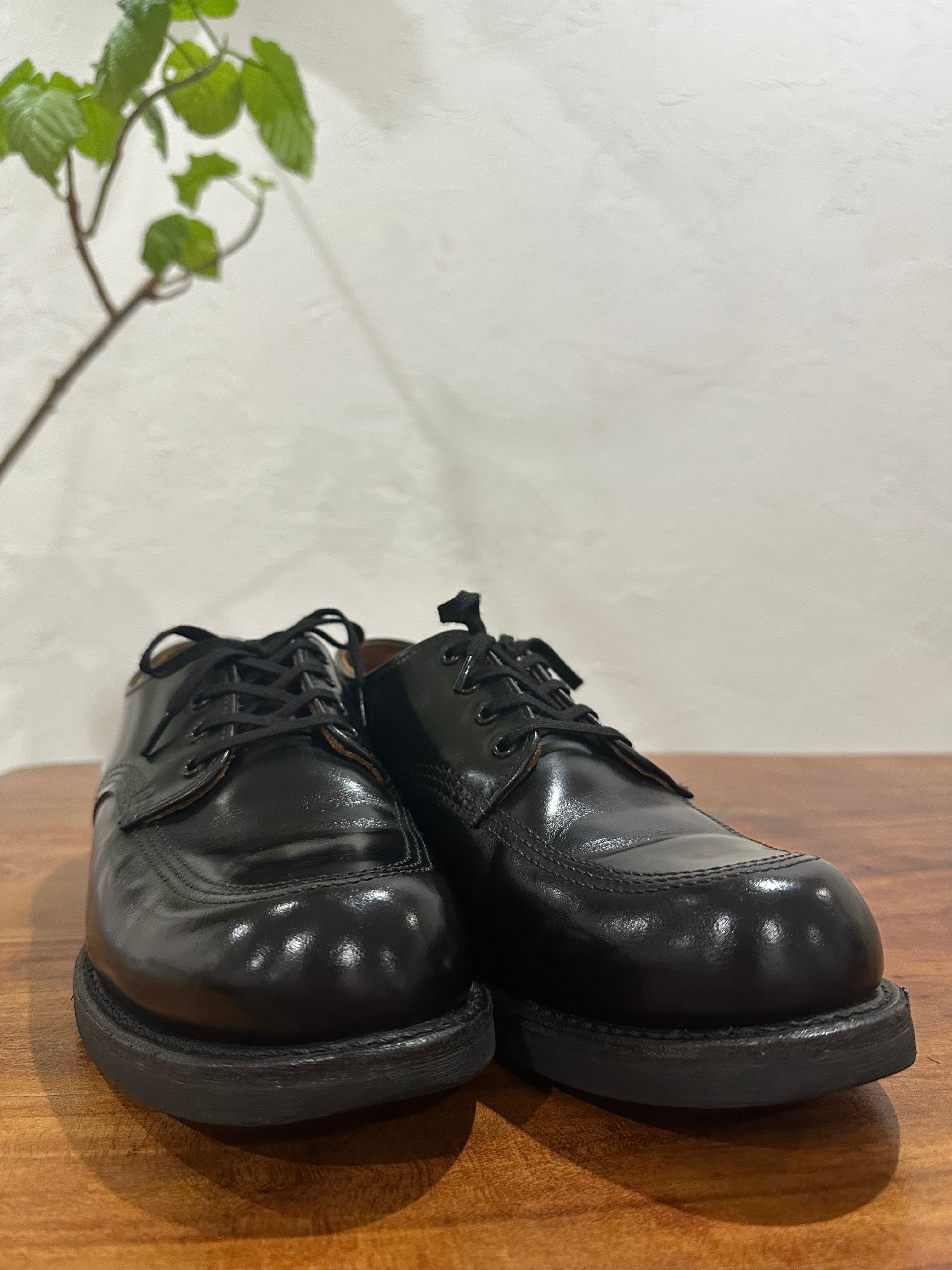 Red Wing (レッドウィング) 9201 Garageman ブラック (Black) ブラック・シャパラル (Black "Chaparral") ブラック・クッションクレープ (Black Cushion Crepe) used boots - toe_2 view